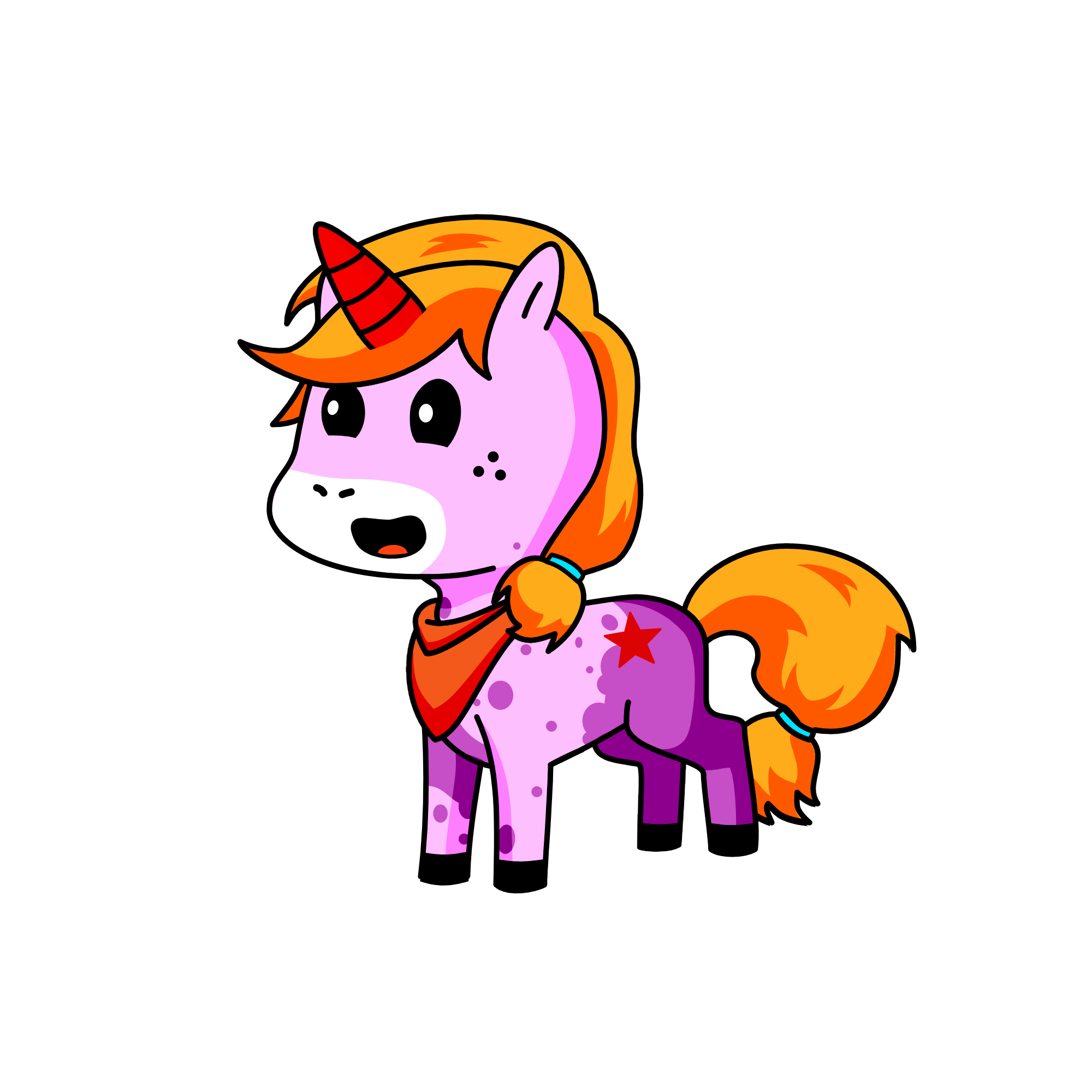 Judy, the unicorn