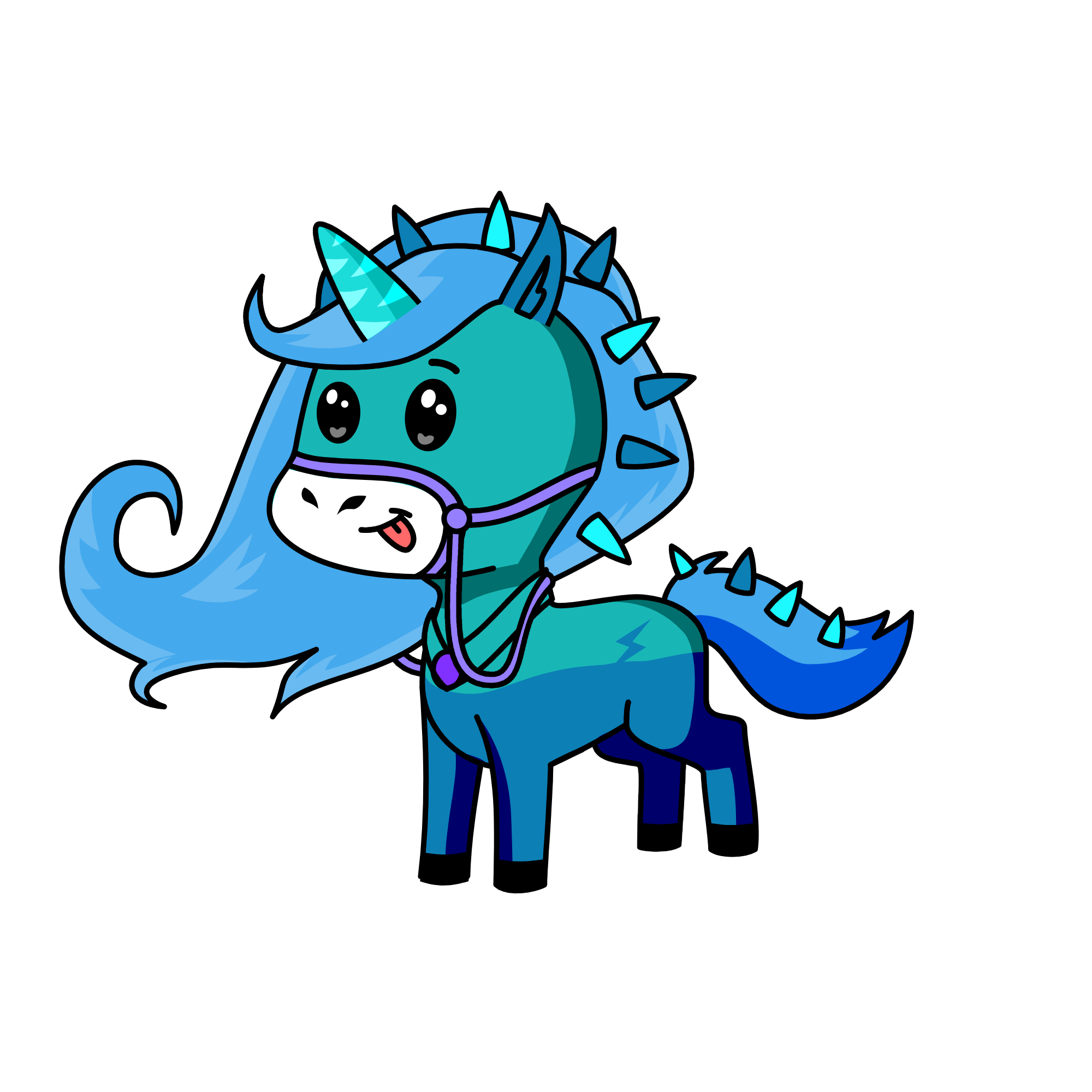 bluestar, the unicorn