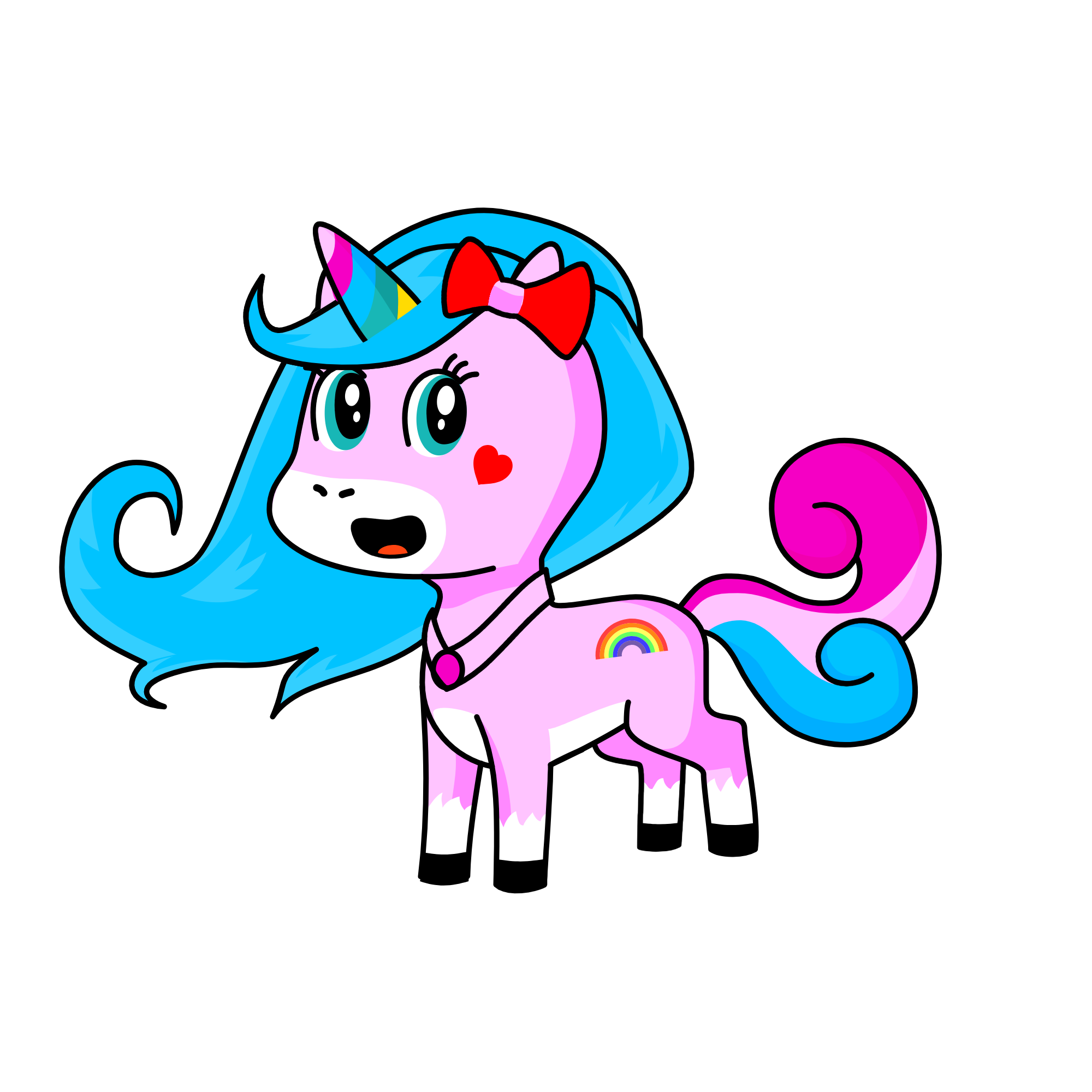 Sunshine, the unicorn