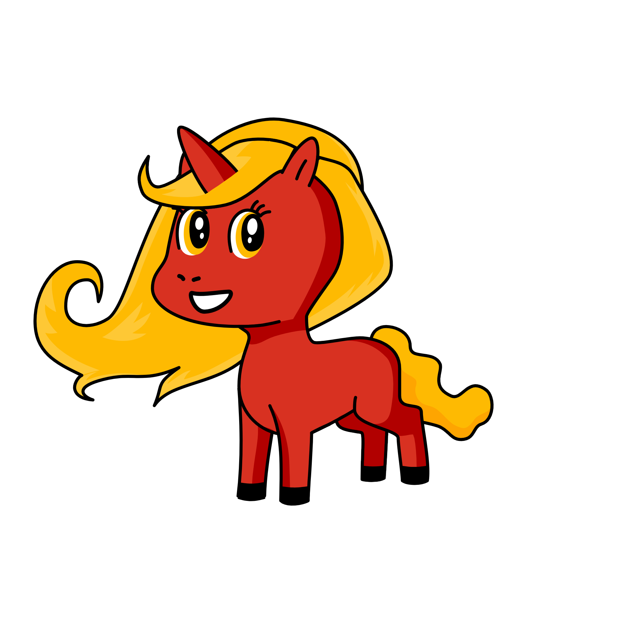 Charfoal, the unicorn