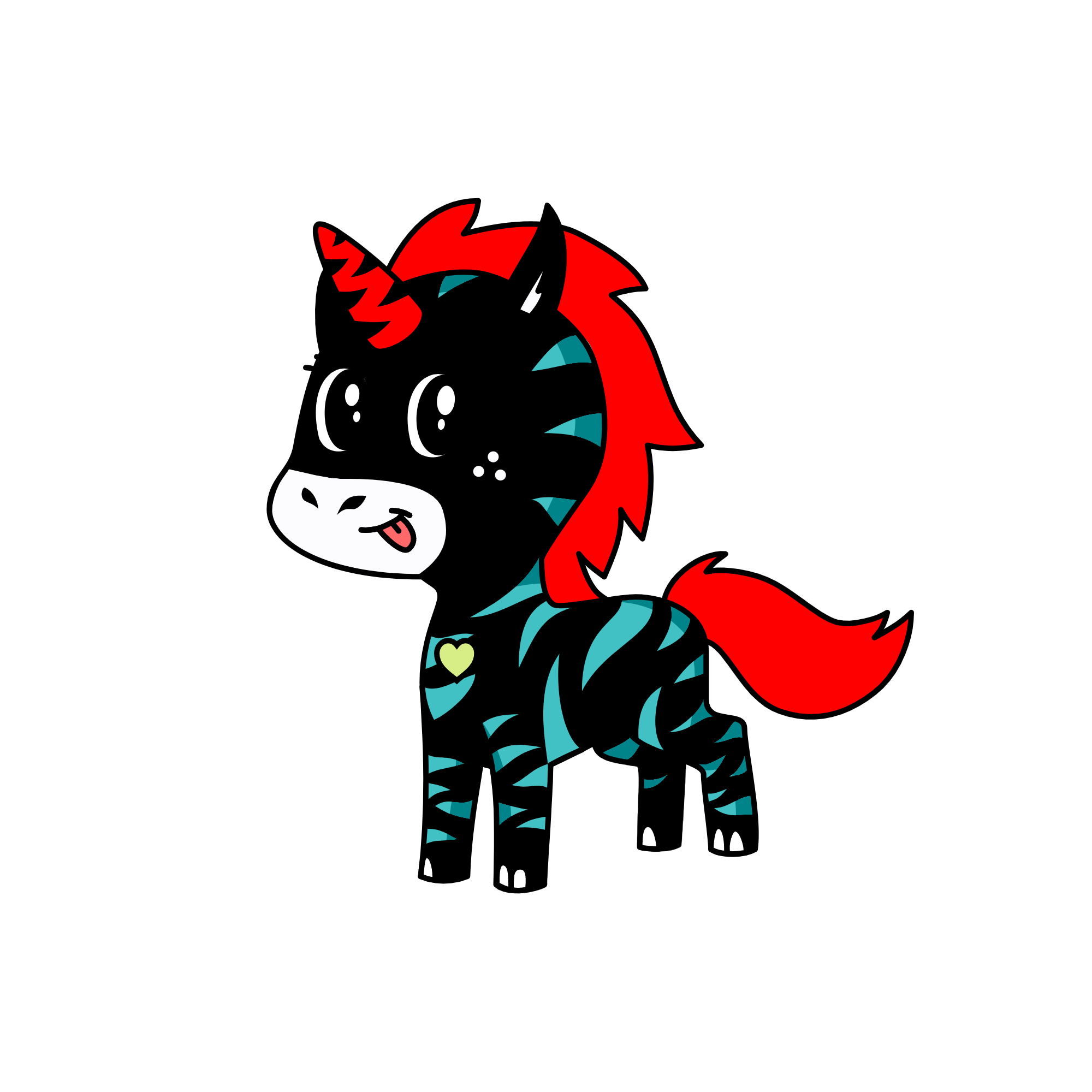 Moody, the unicorn