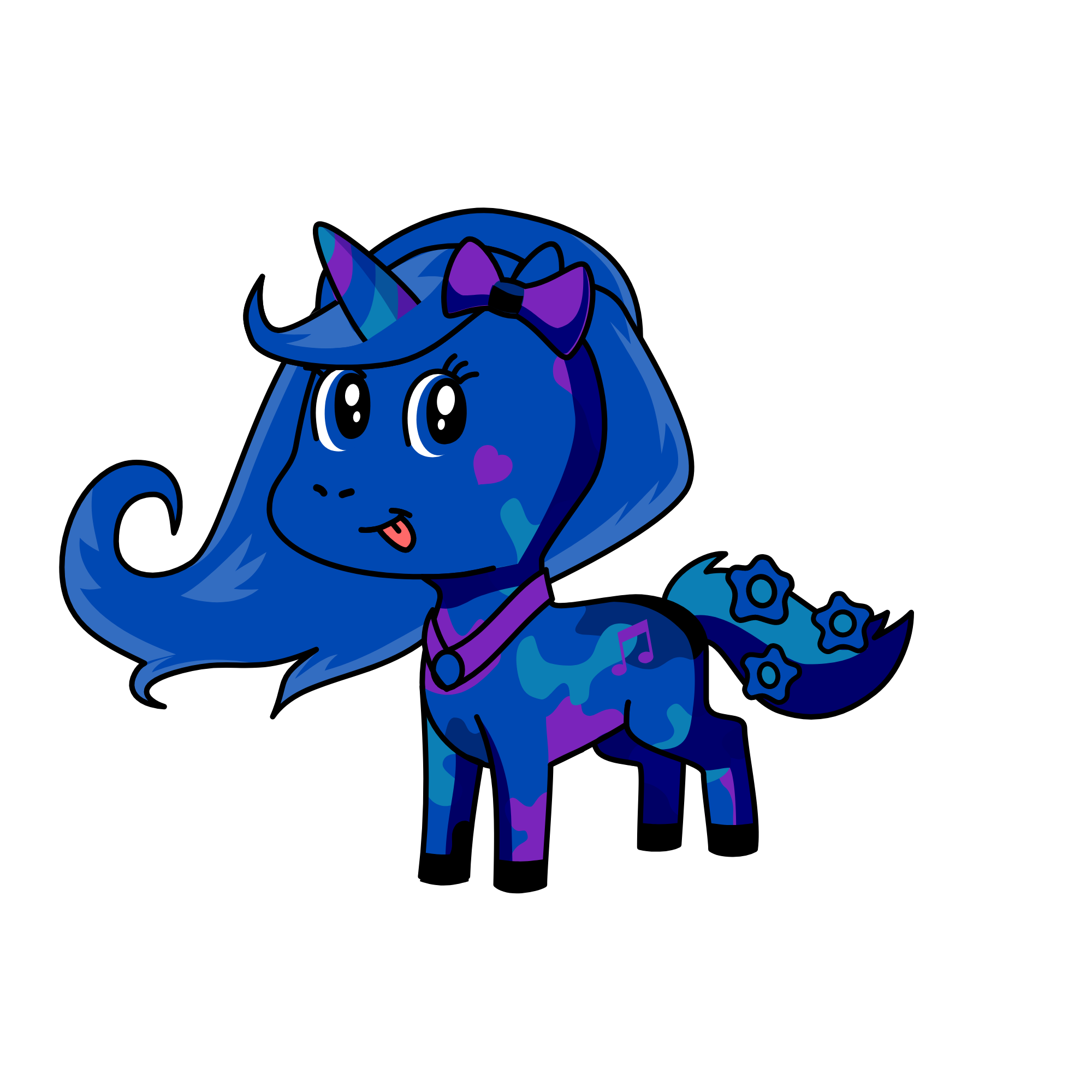Bushra, the unicorn
