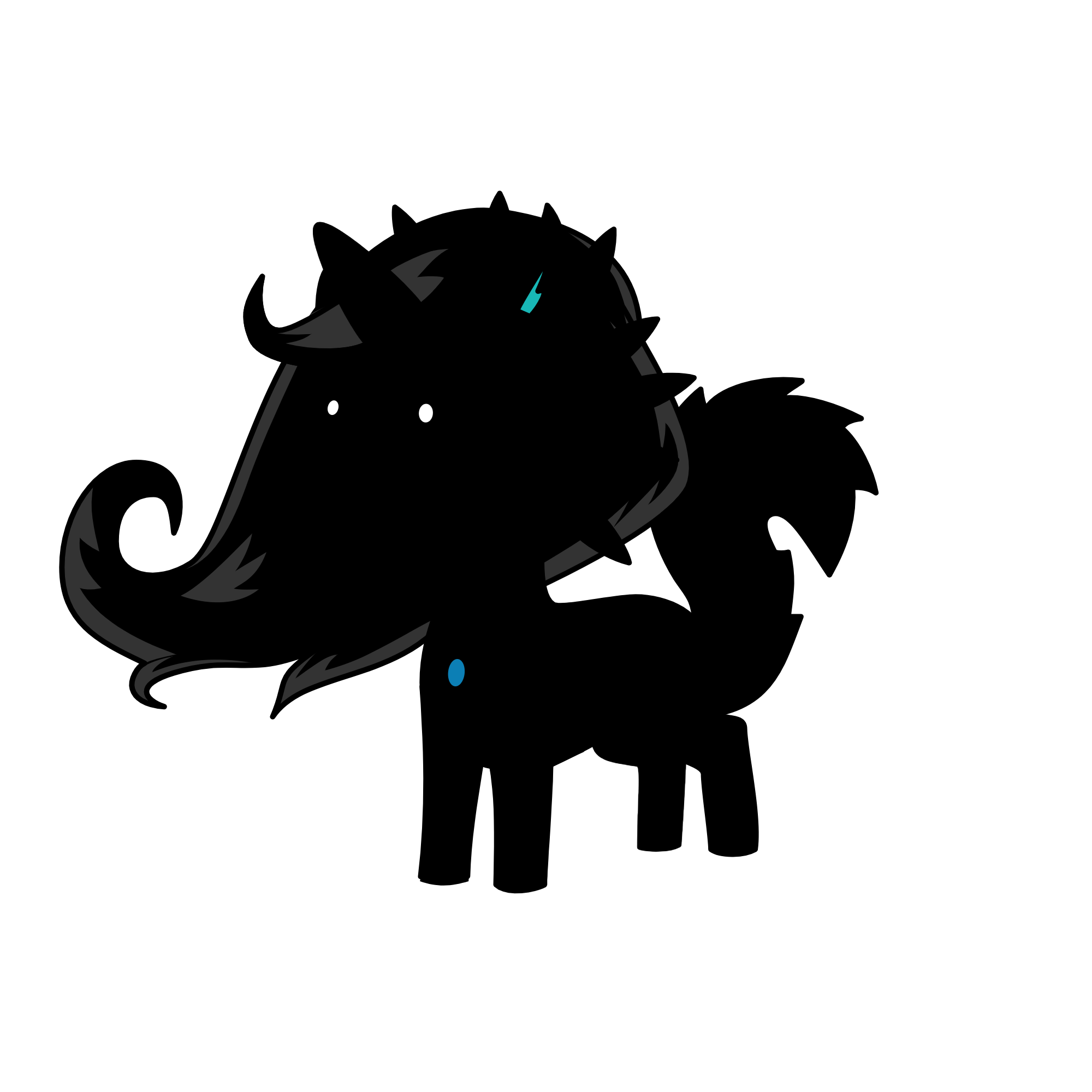 La negra, the unicorn