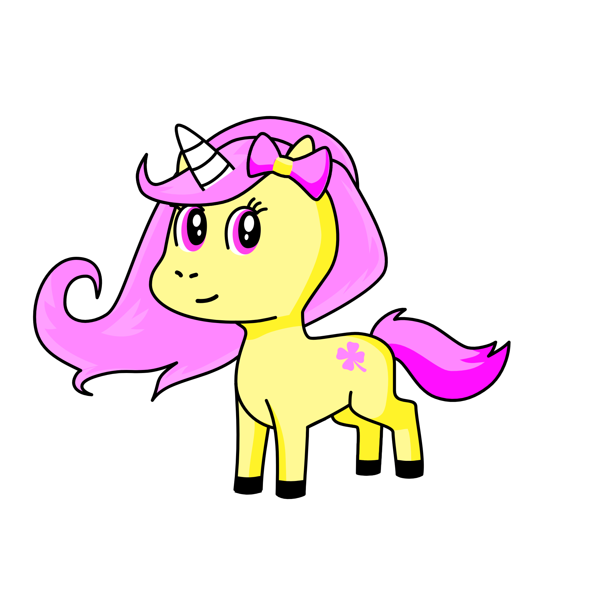 FlutterShy, the unicorn
