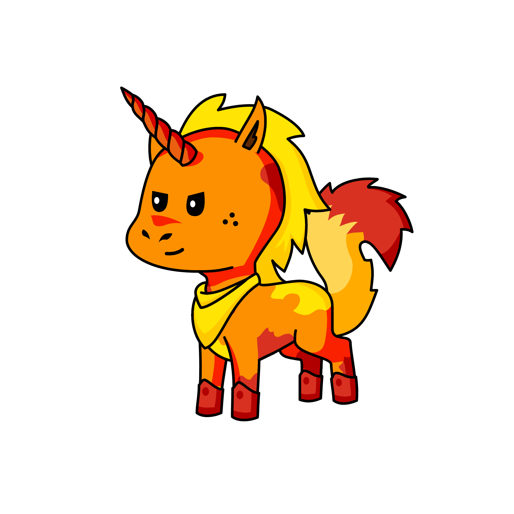 fire, the unicorn