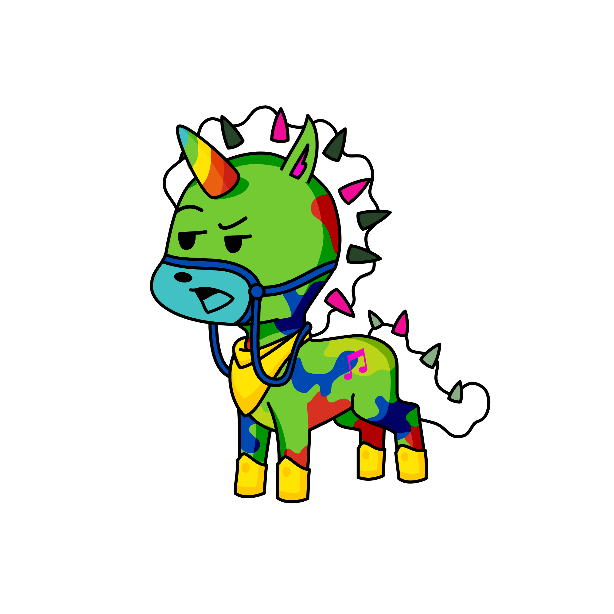 poopooface, the unicorn