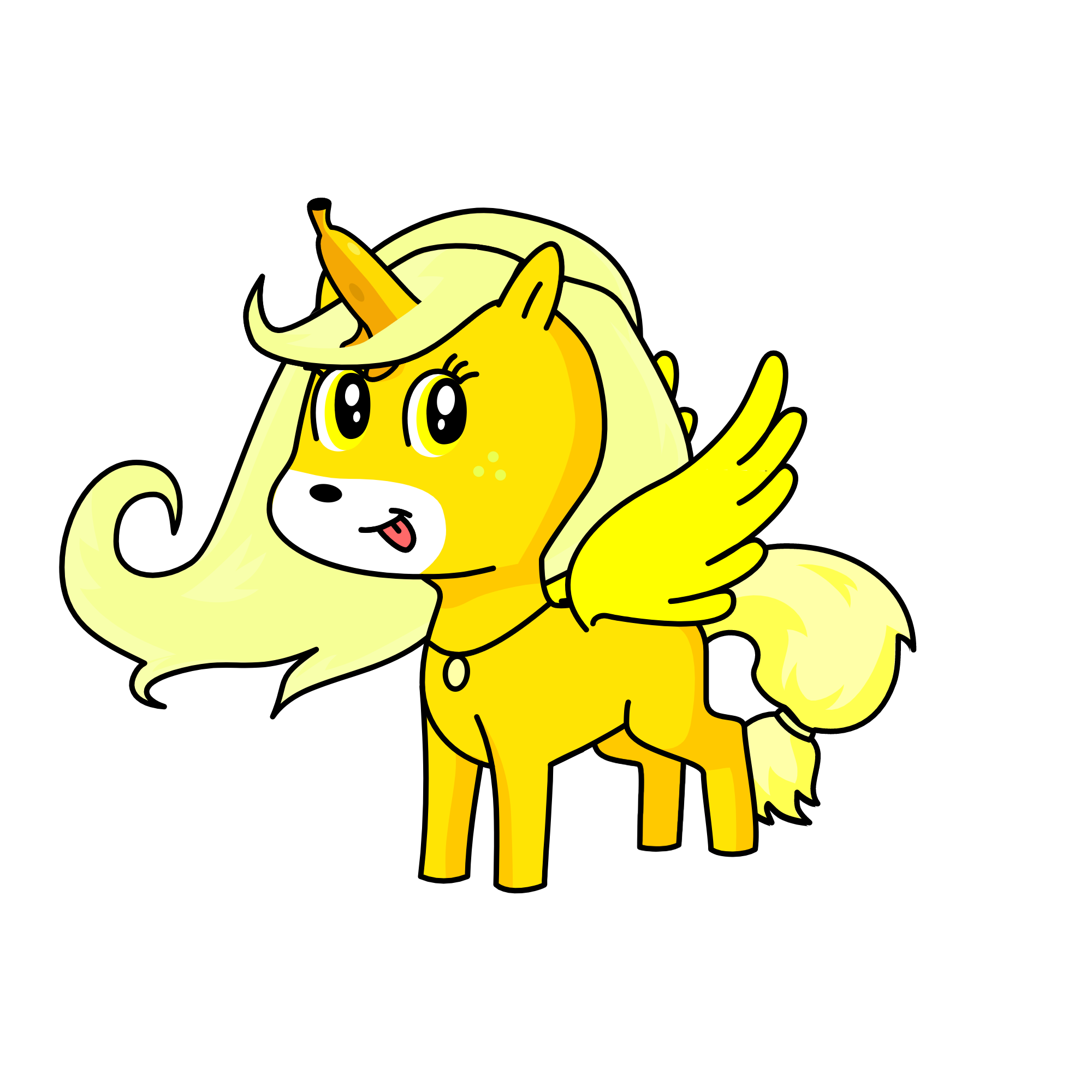 Bannana, the unicorn
