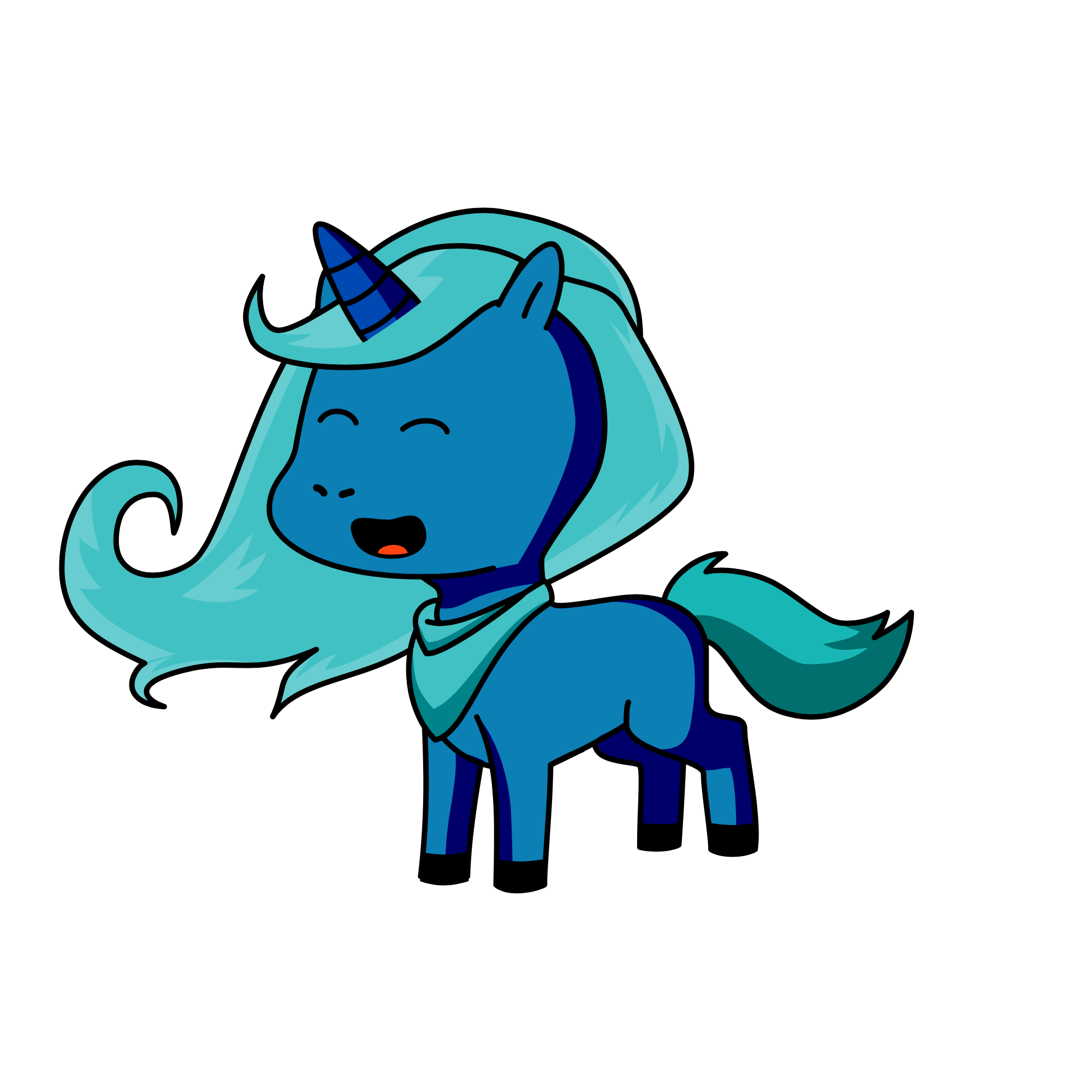 p o o p, the unicorn