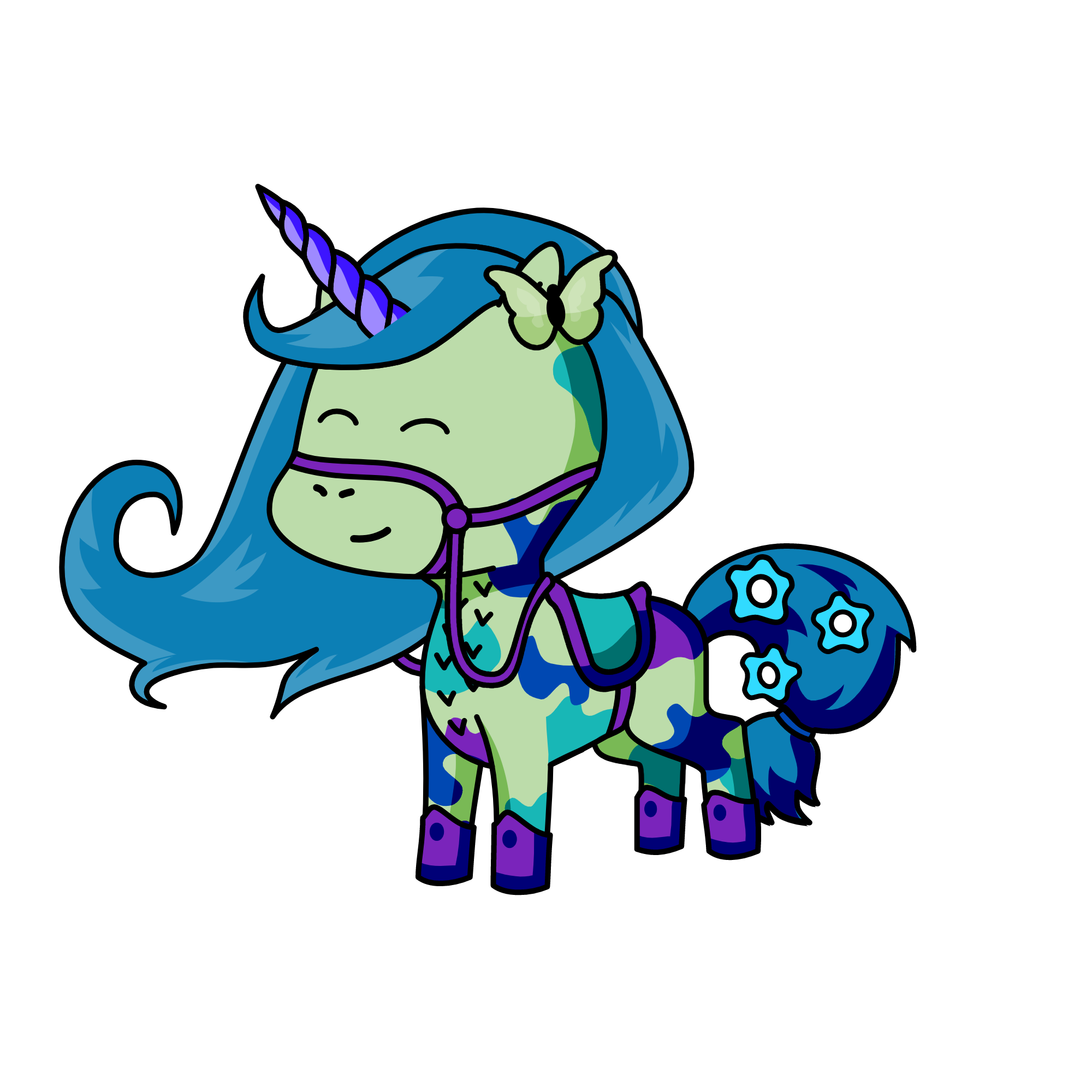 Lilac, the unicorn