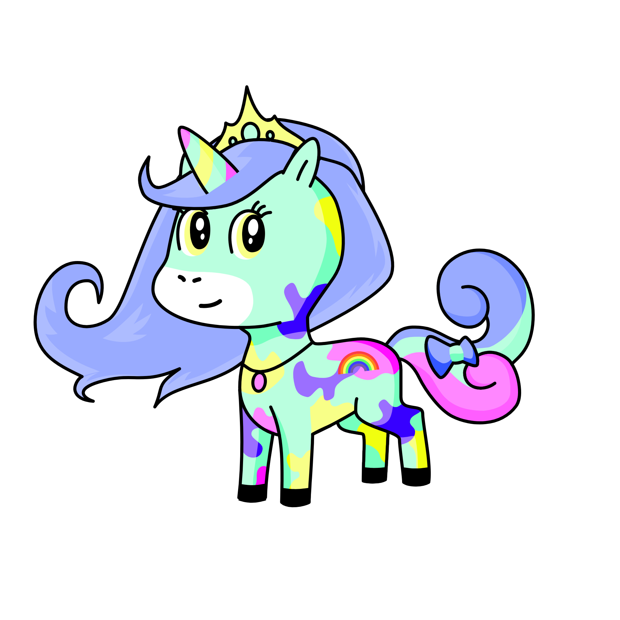 Princess Pastel, the unicorn