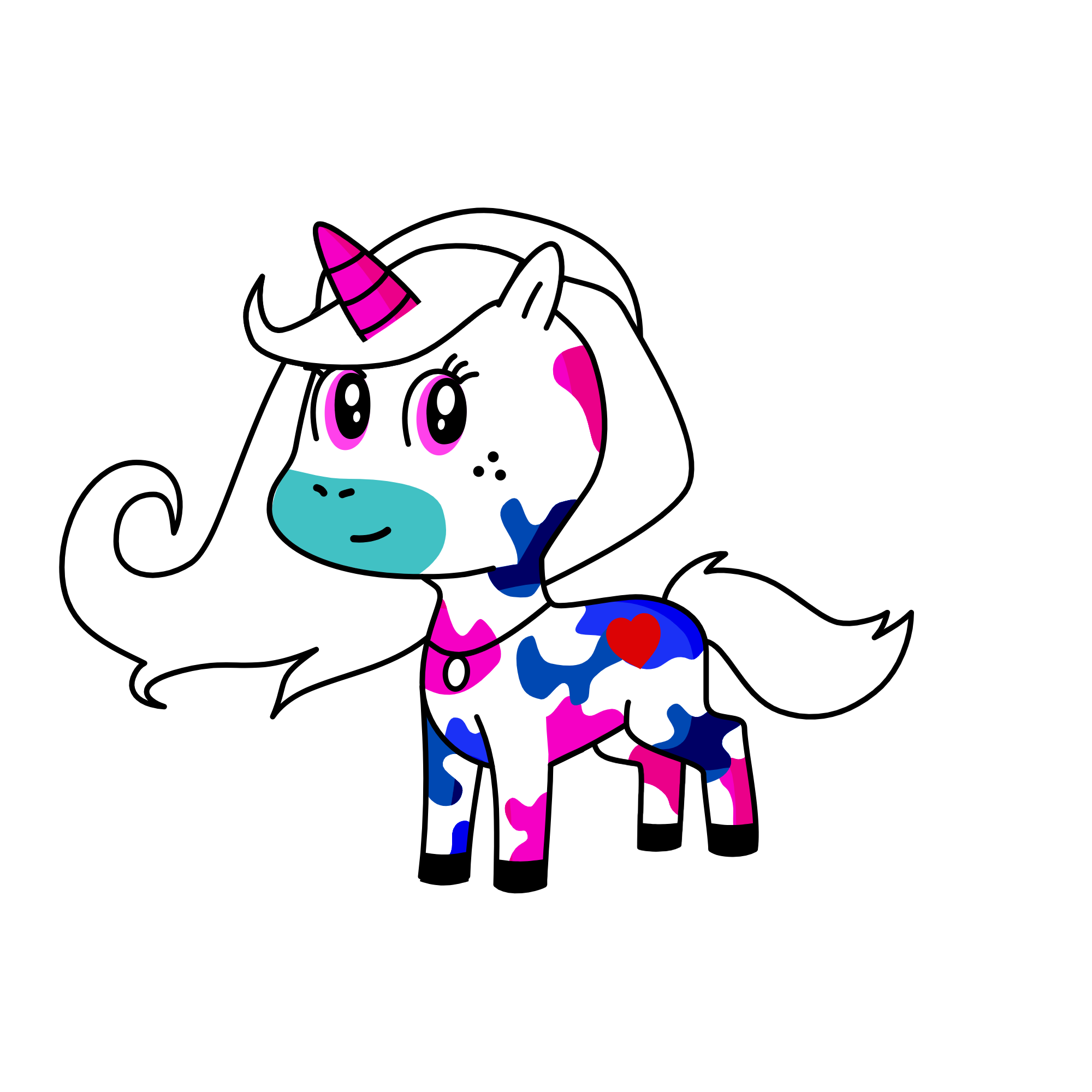 Pretty little Uni , the unicorn