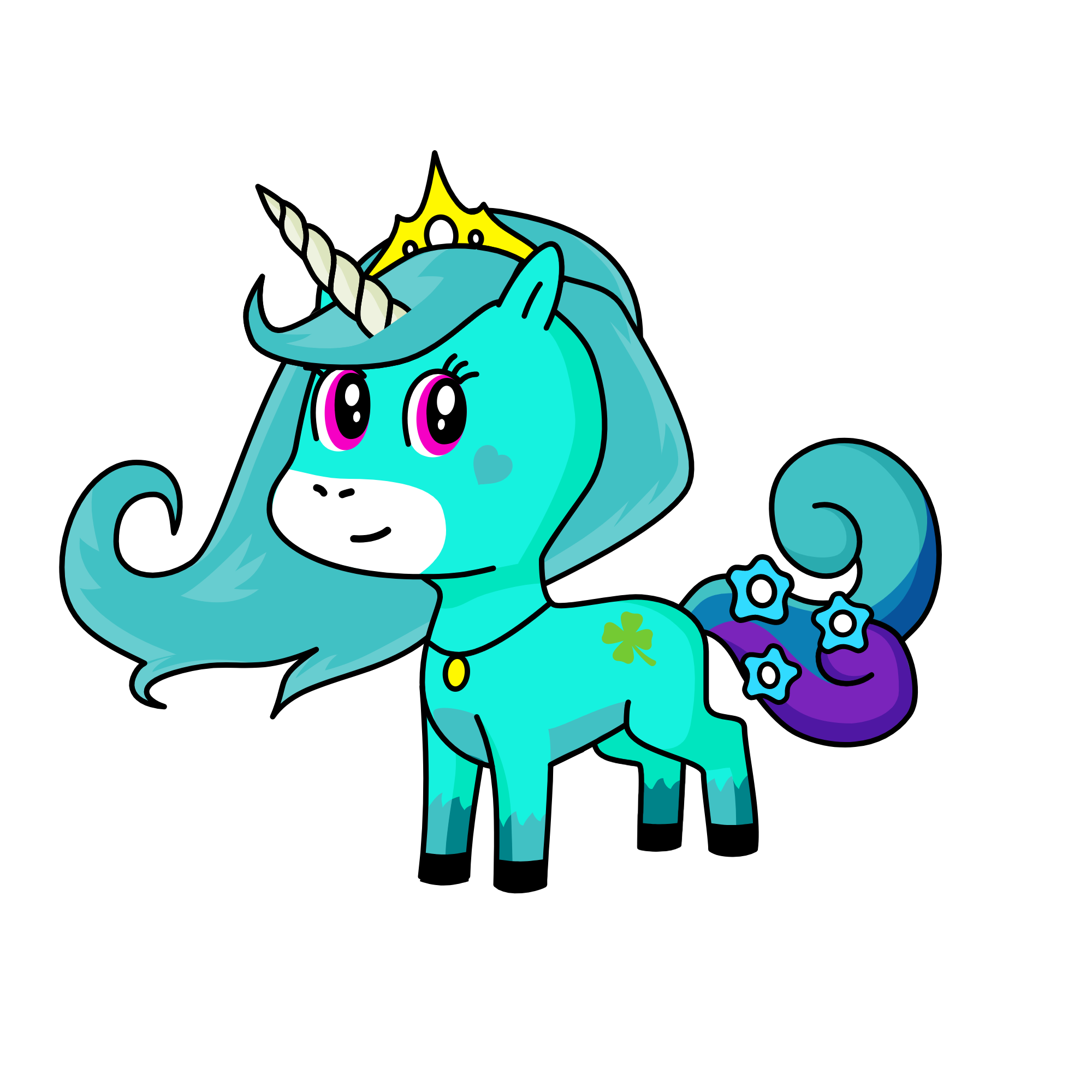 Princess Buttercup, the unicorn