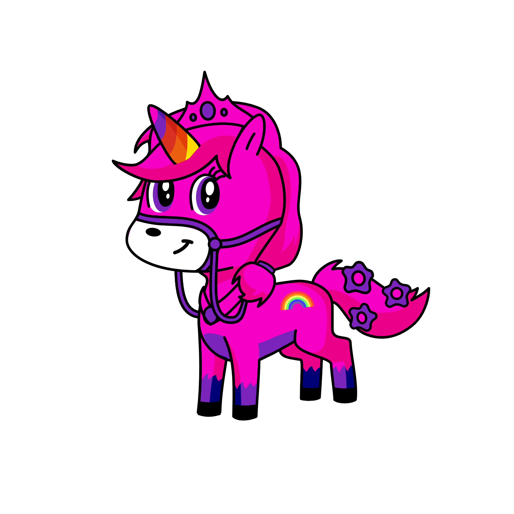 Princess Color, the unicorn