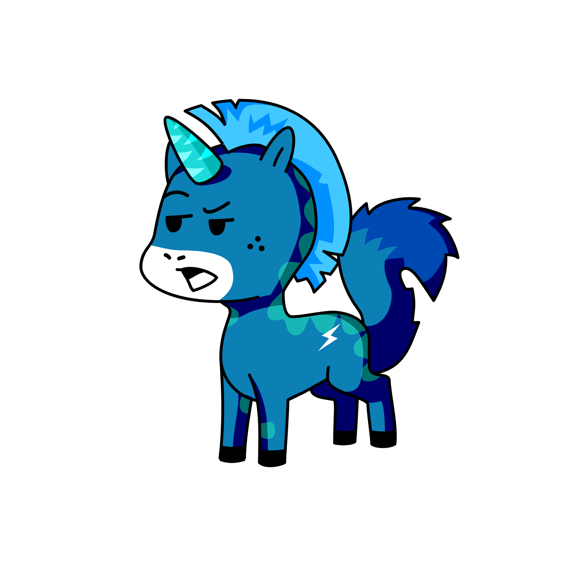 Strick, the unicorn