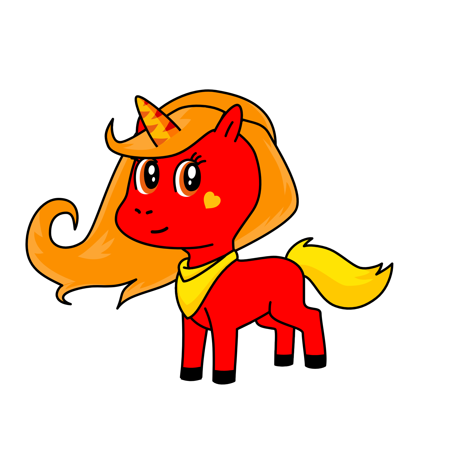 fire, the unicorn