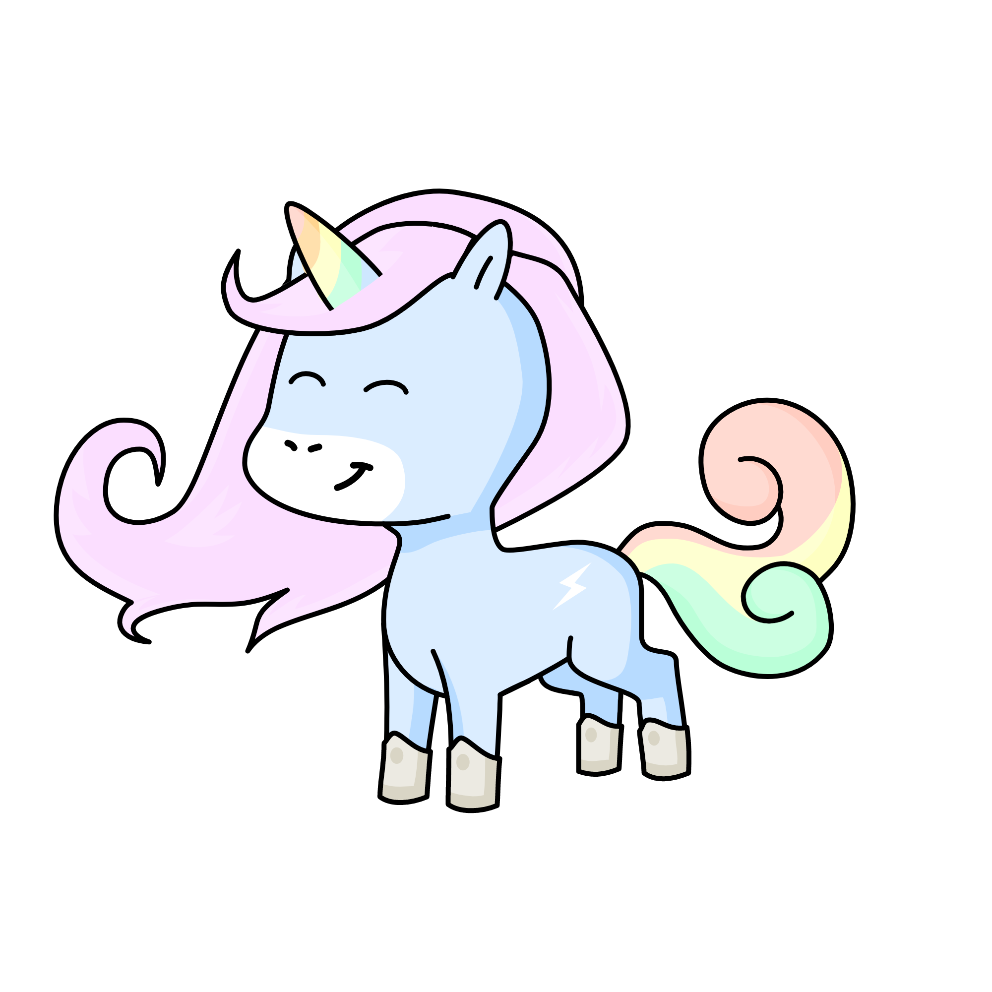 Pastel, the unicorn