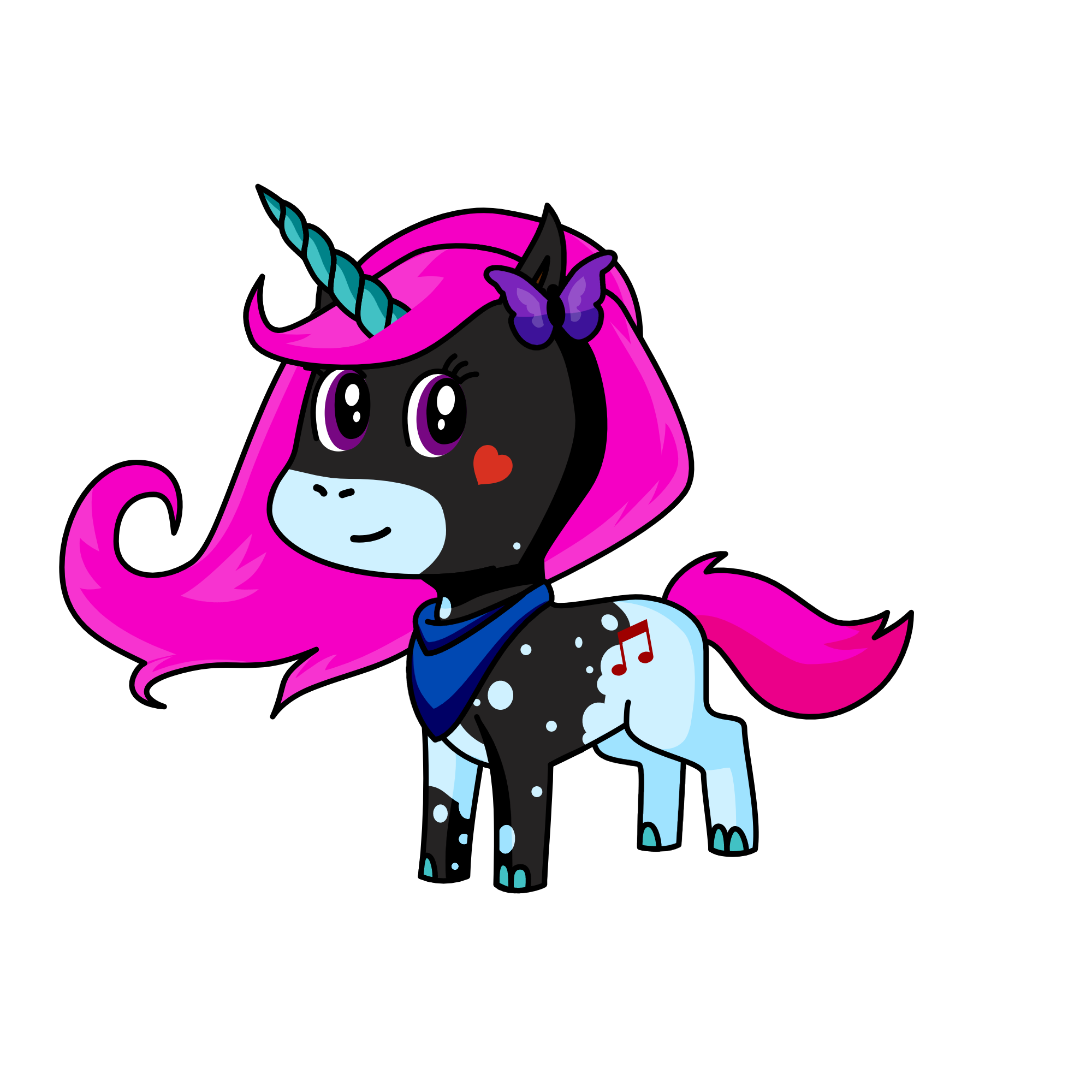 Angel Plaster, the unicorn
