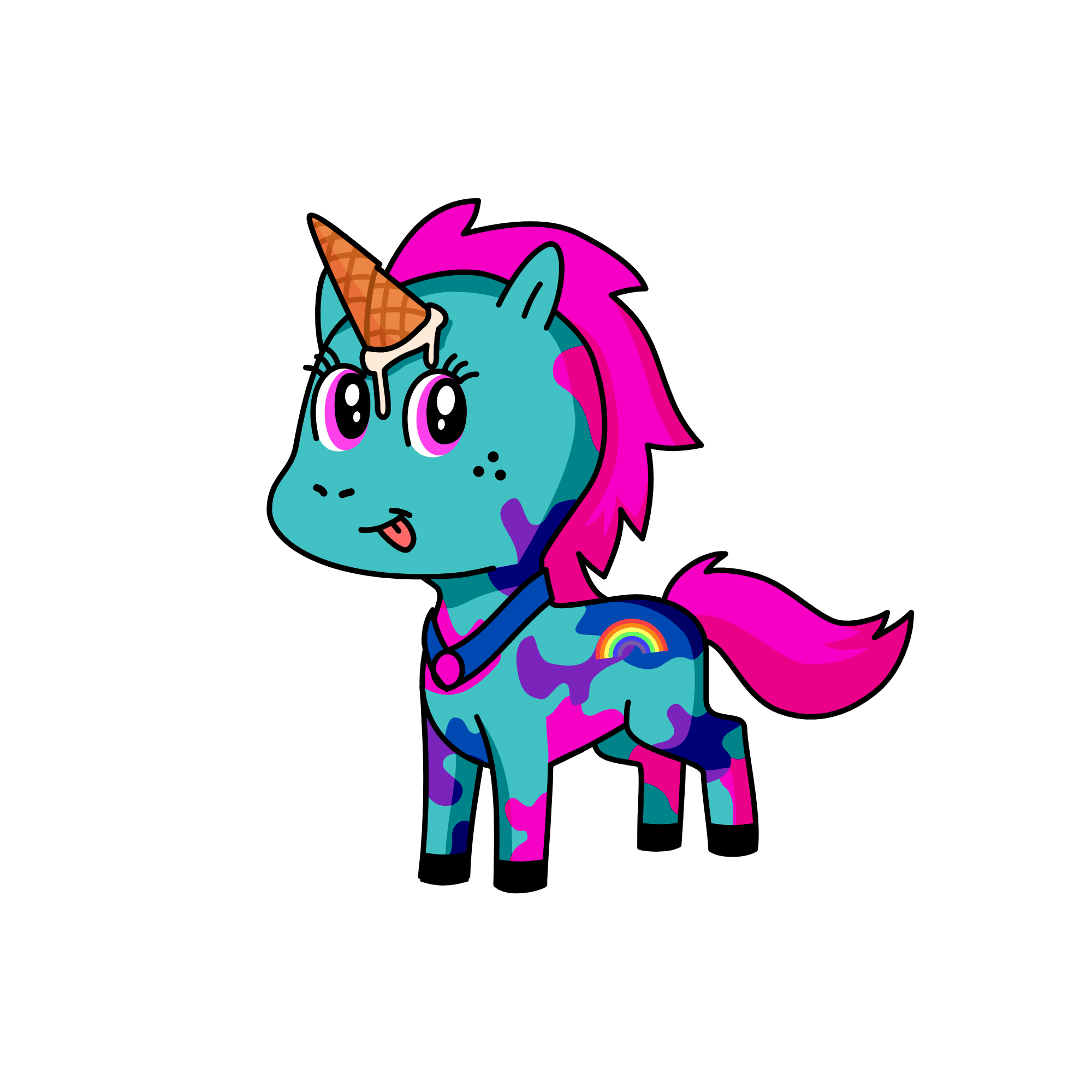 Ice cream, the unicorn