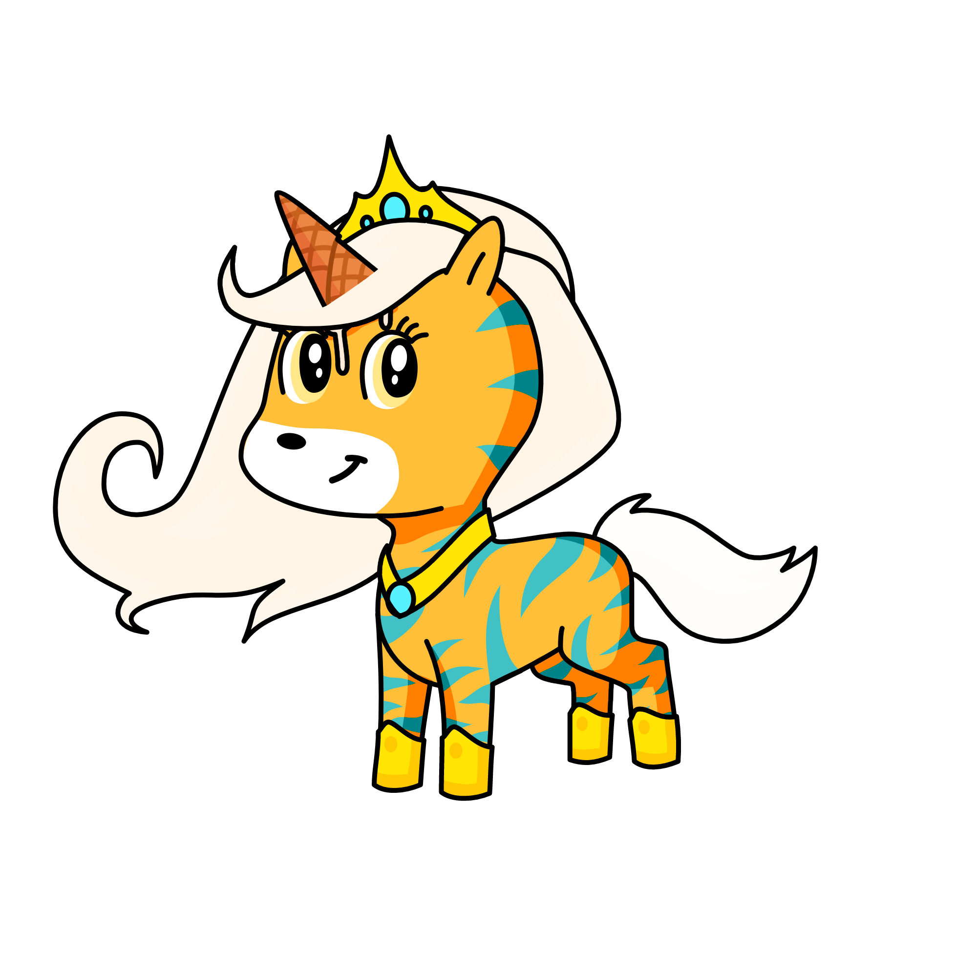 ice cream girl, the unicorn