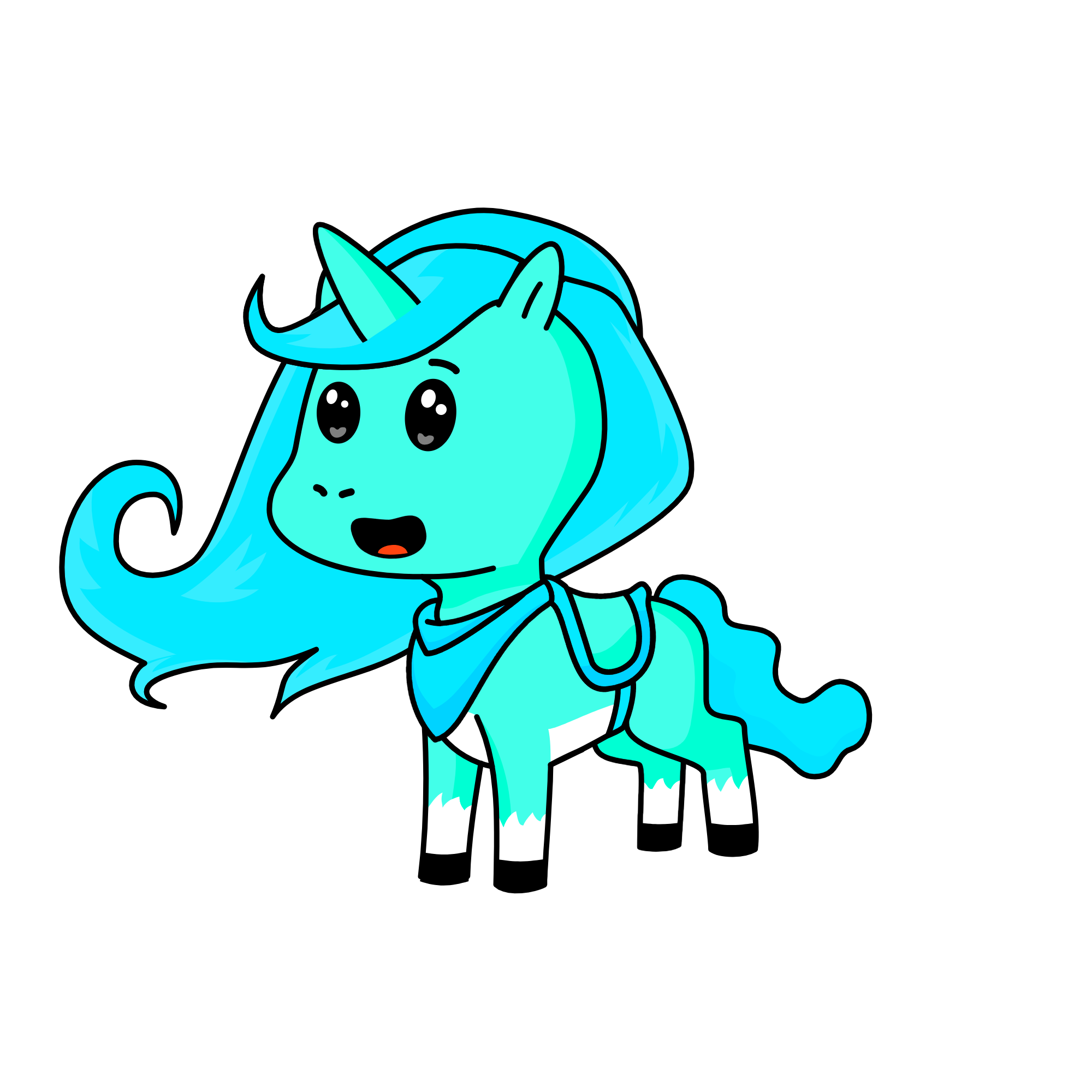 Snowy, the unicorn