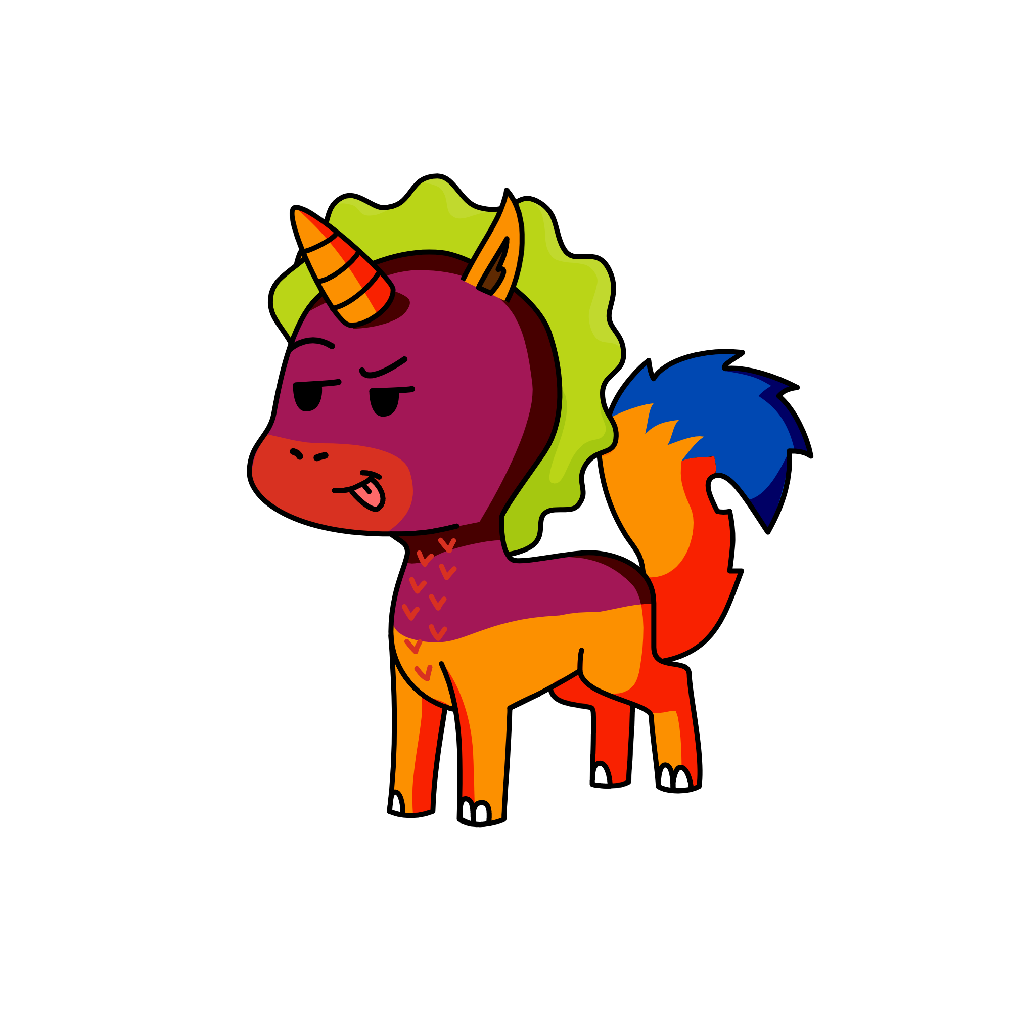 Idoit, the unicorn