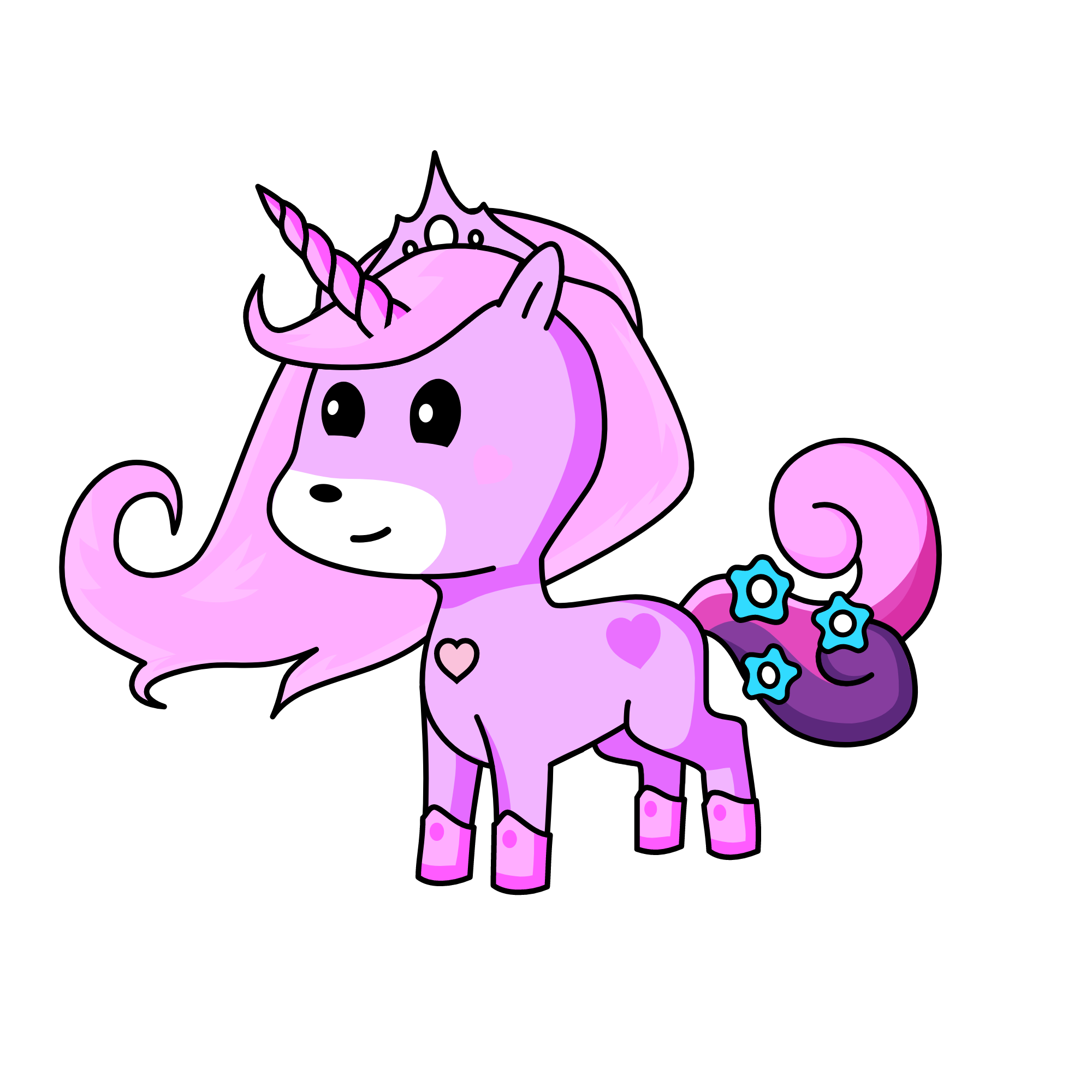 princess pretty glitz, the unicorn