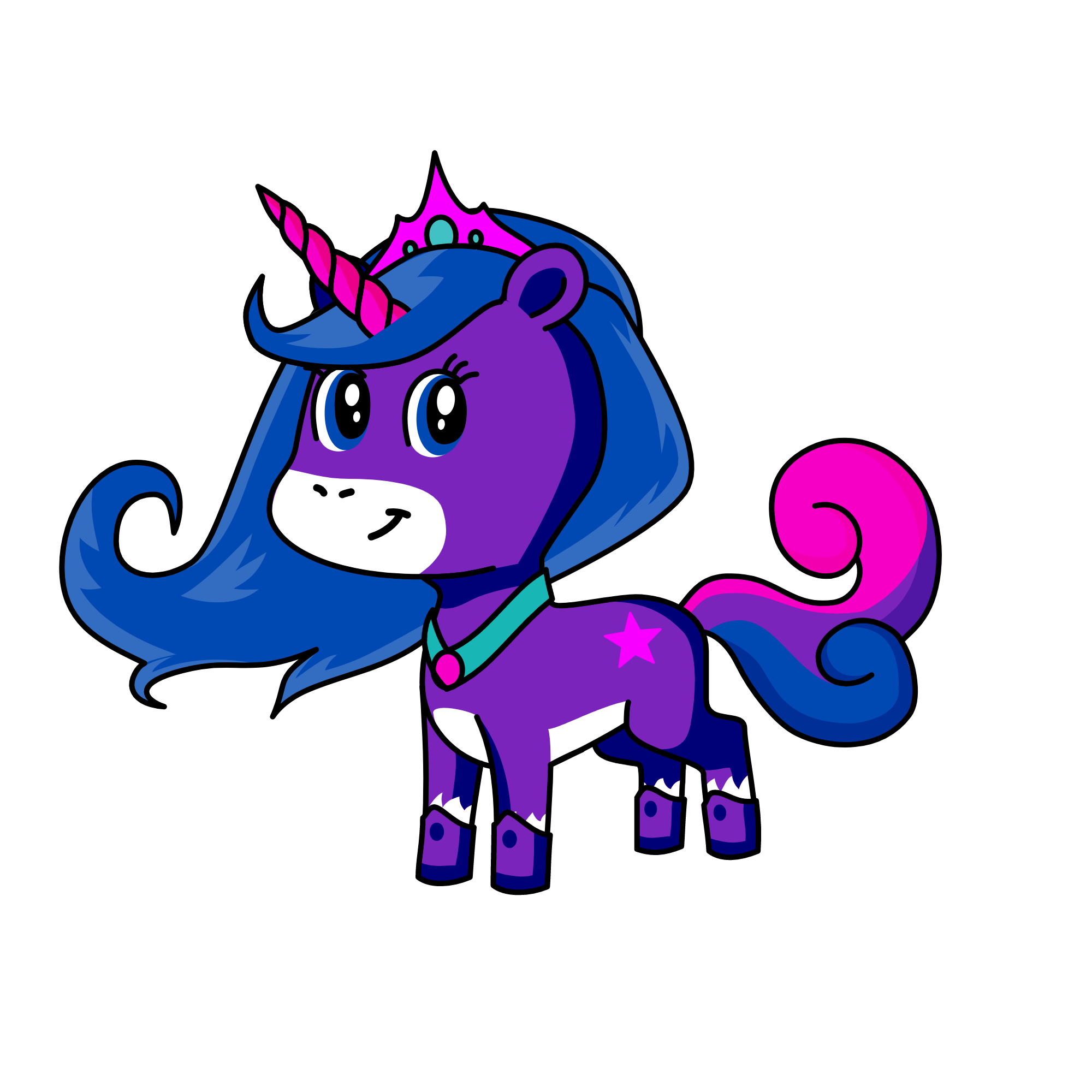 crystal, the unicorn