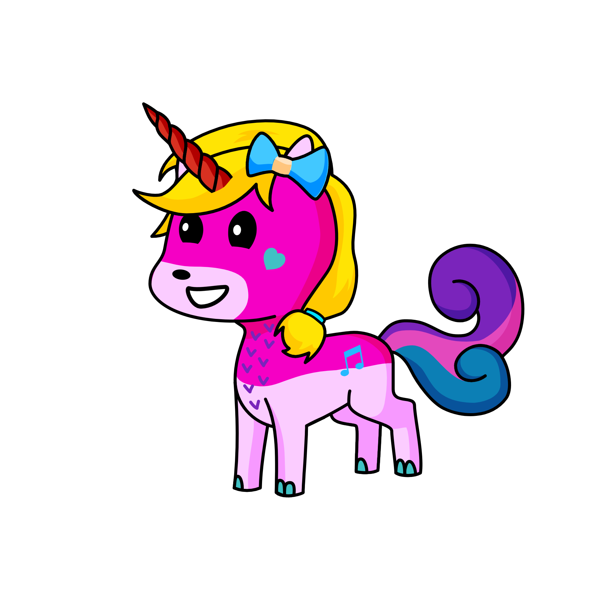 summer, the unicorn