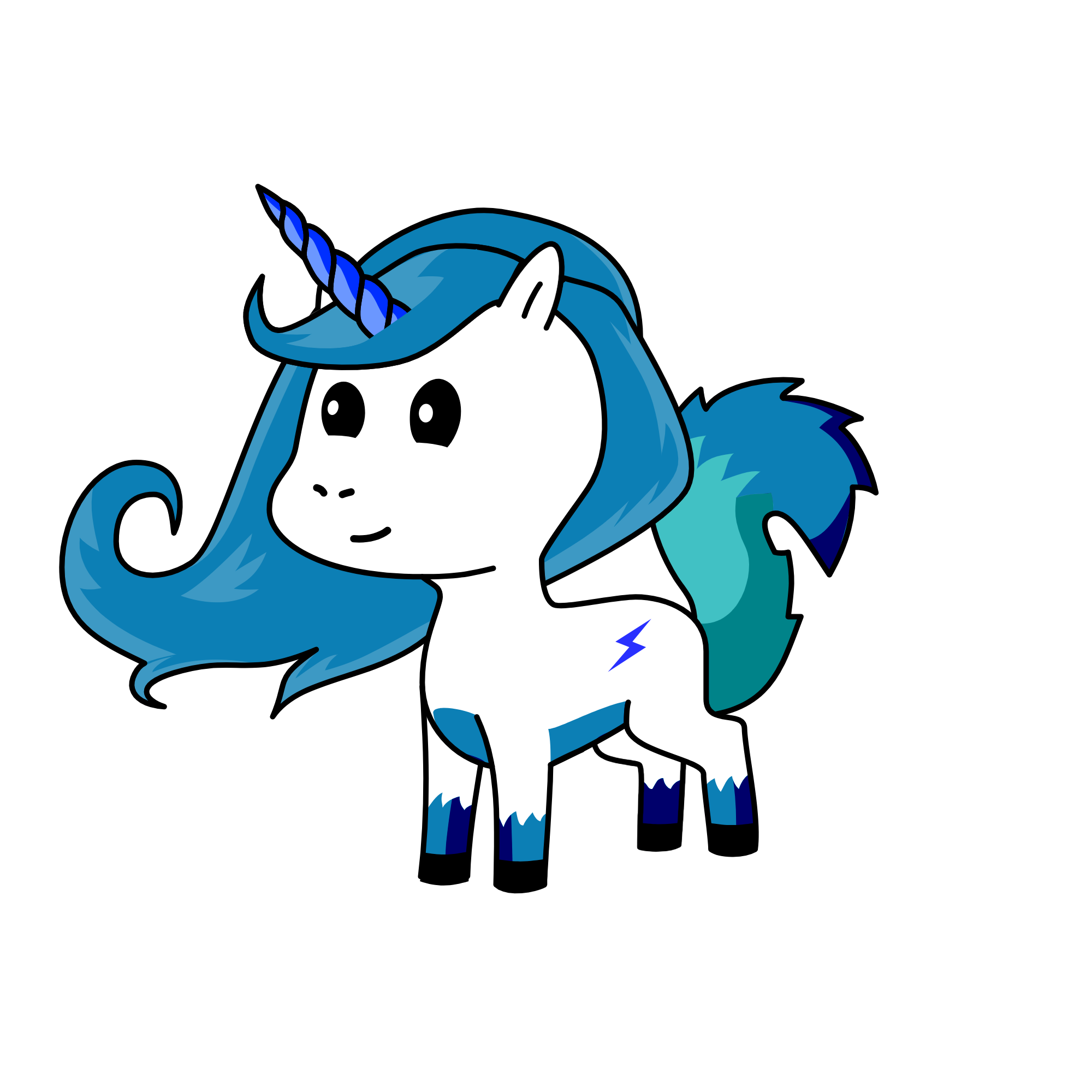 Snowy, the unicorn