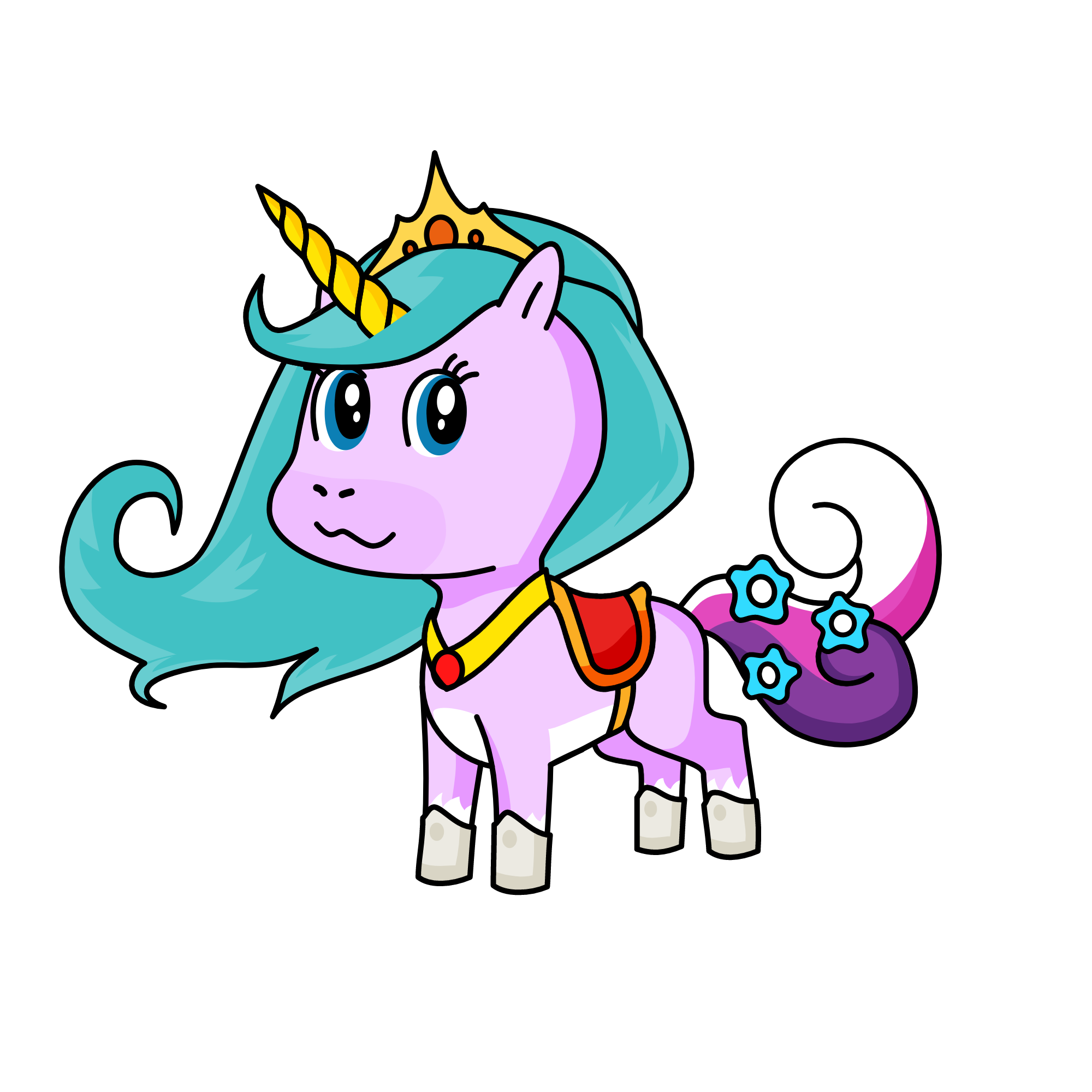 Sparkel , the unicorn