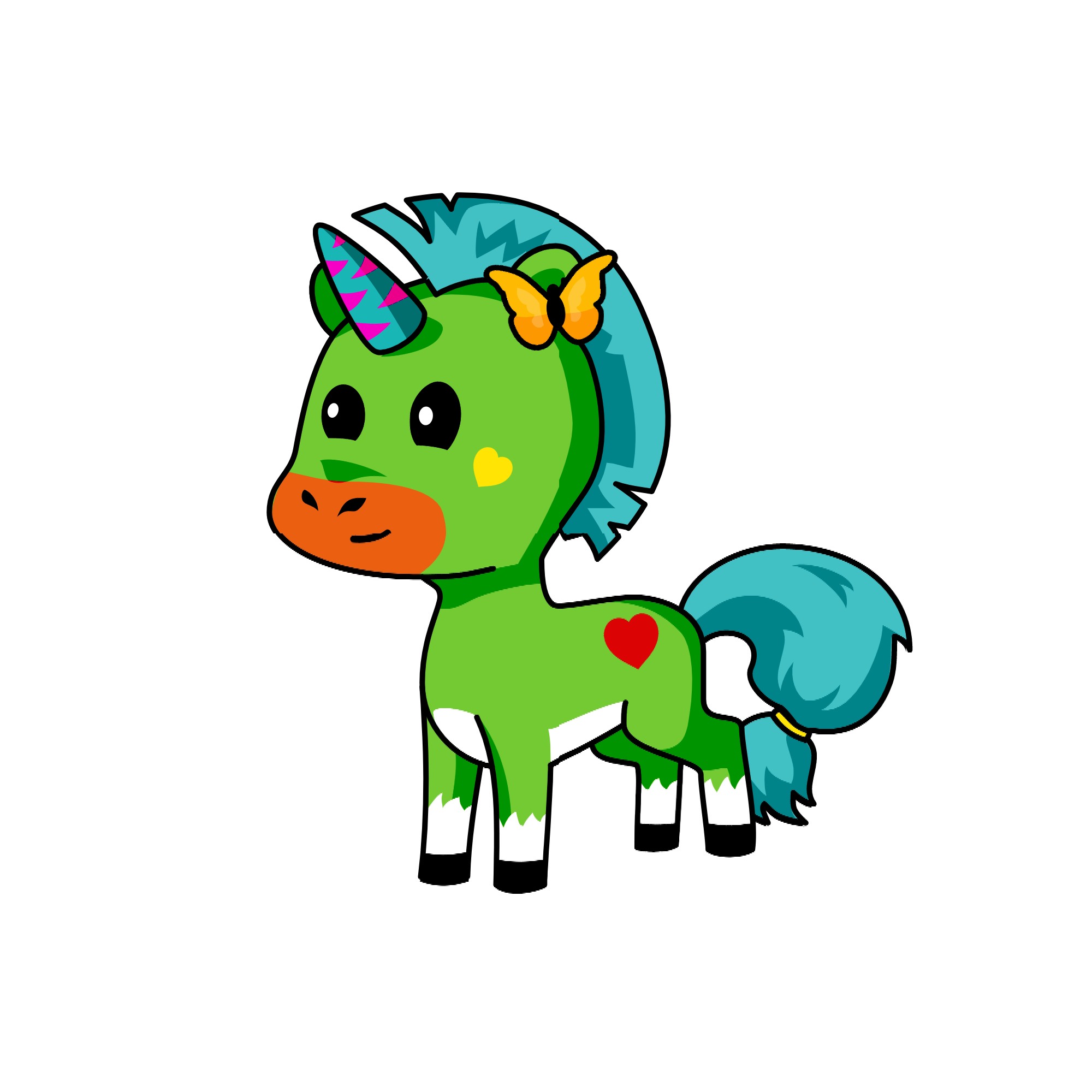 Estreya, the unicorn