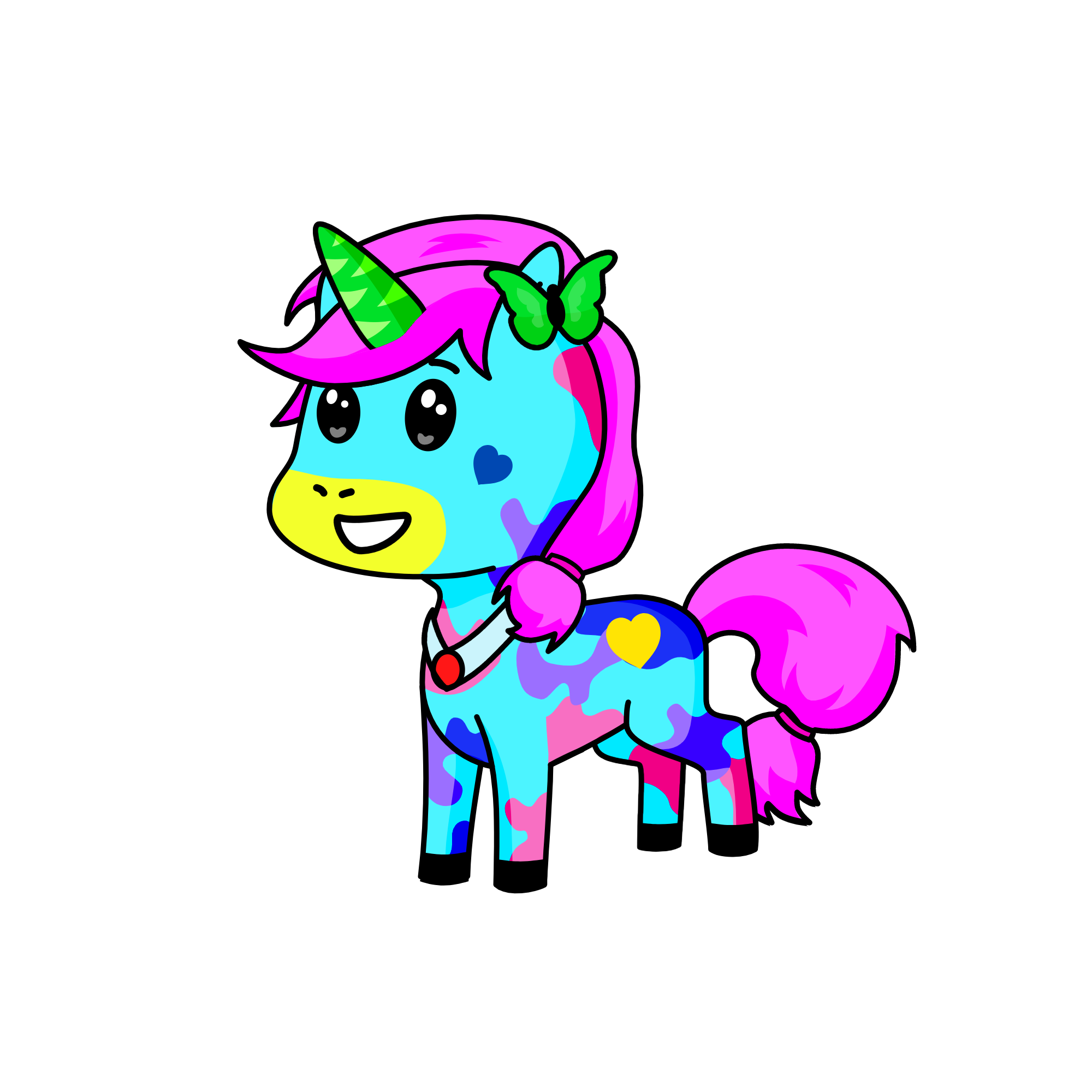 cotton candy, the unicorn