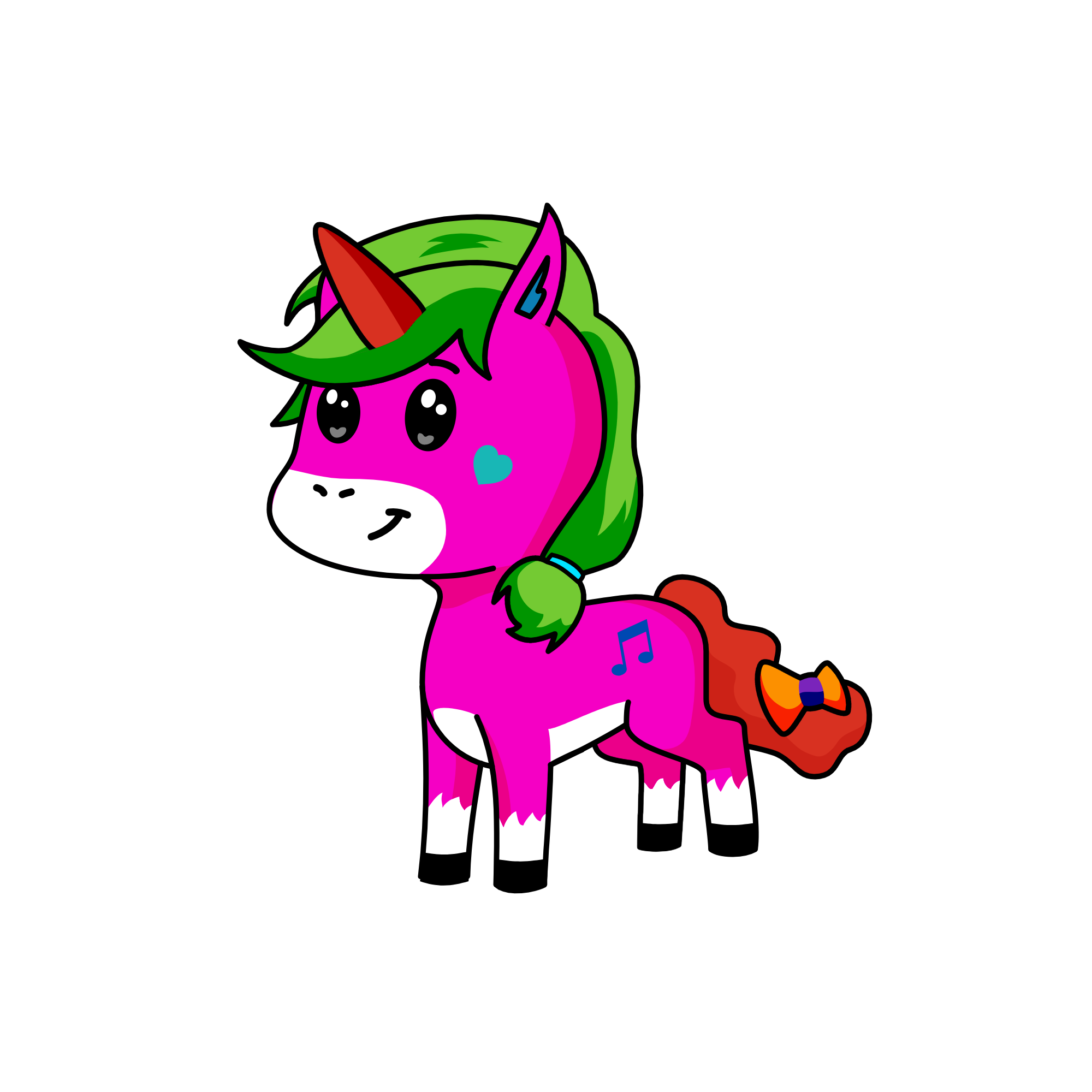musicly (baby), the unicorn
