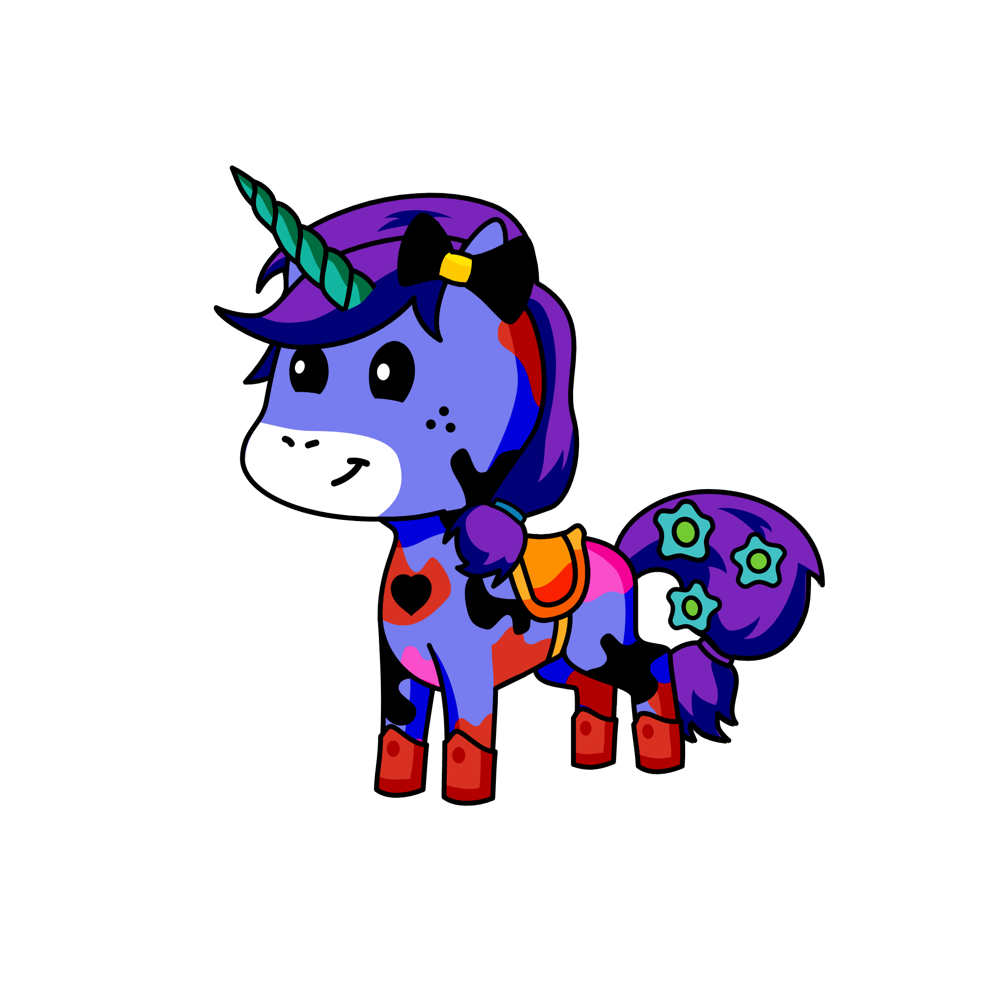 Glam, the unicorn