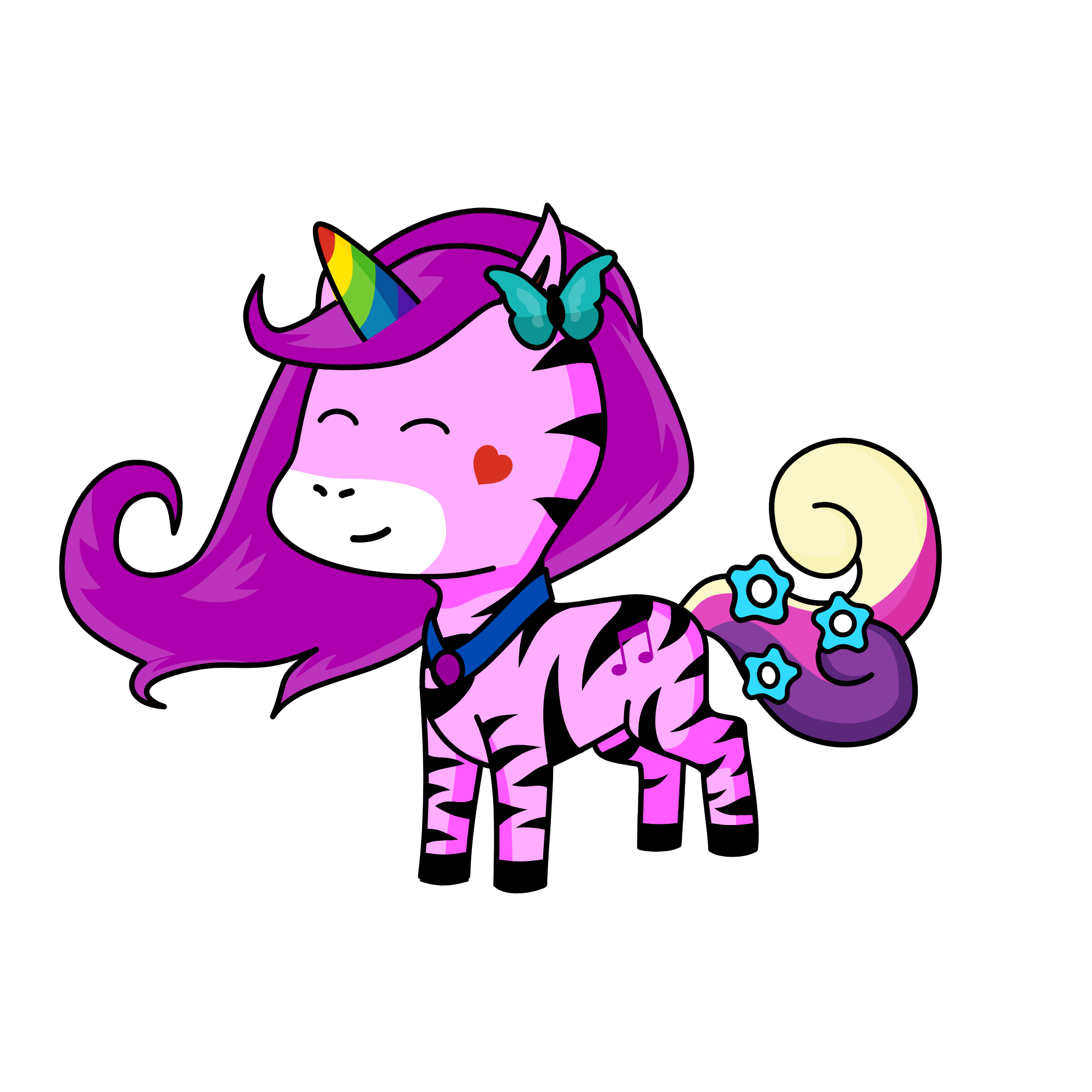 Zebracorn, the unicorn