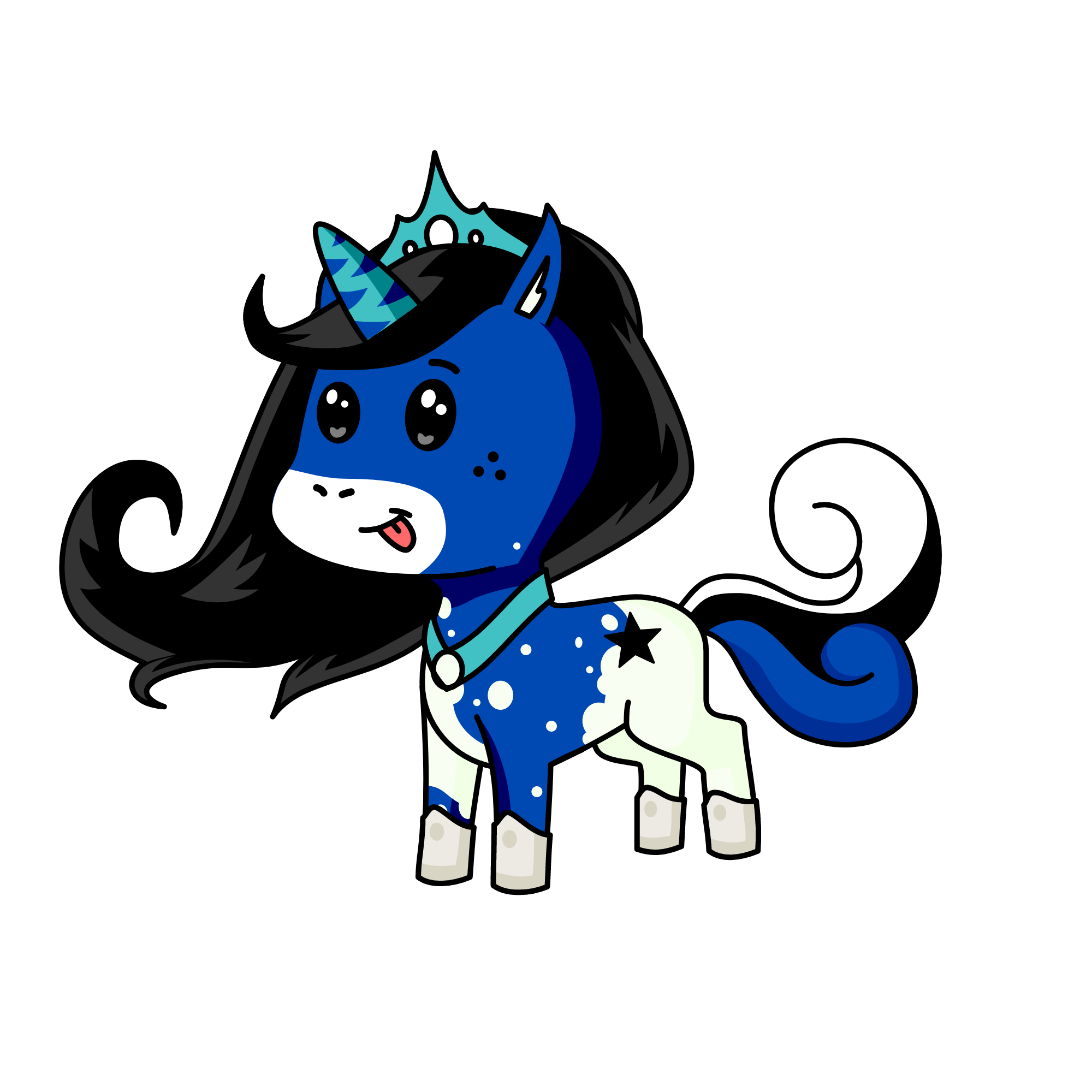 Princess Lunaria, the unicorn