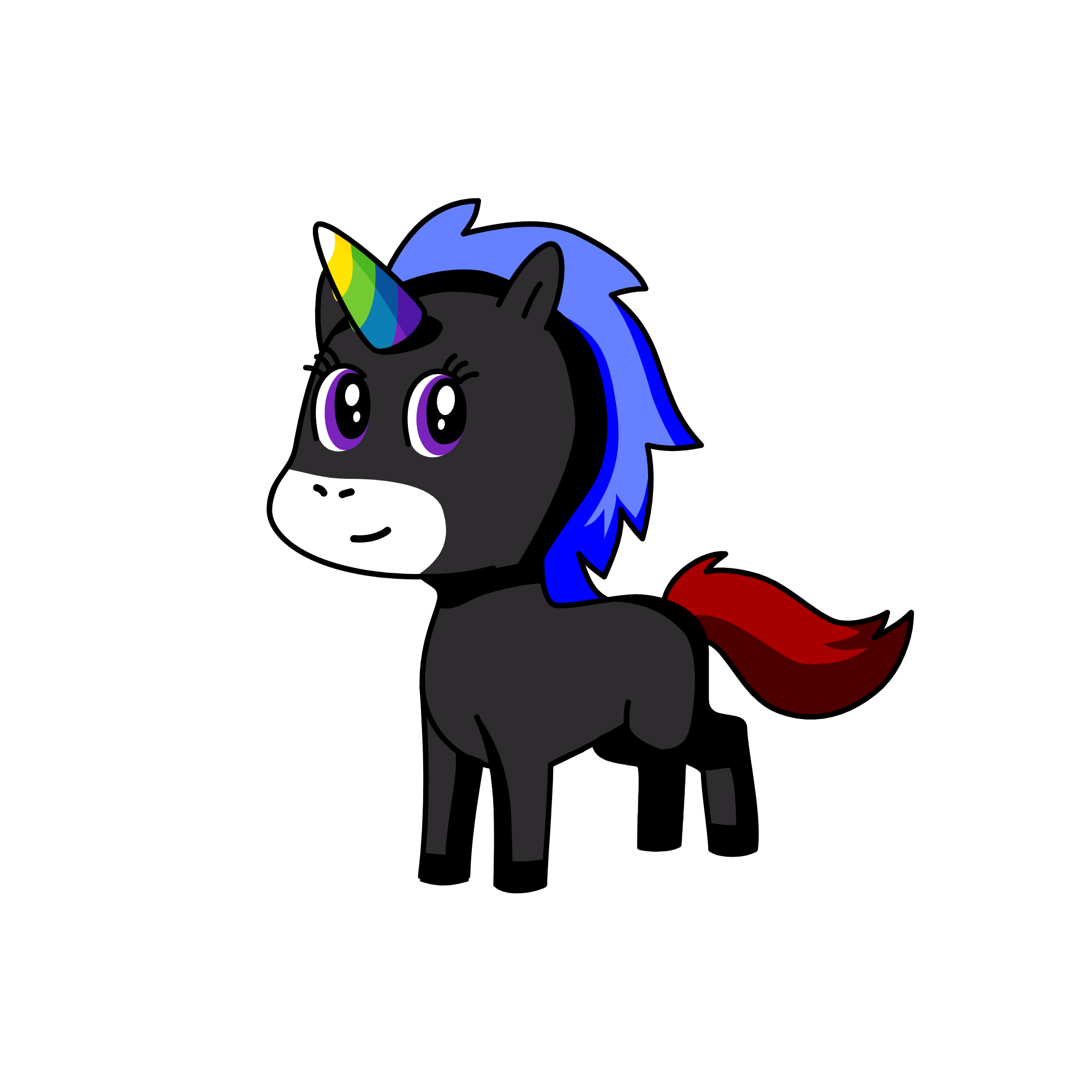 Sun, the unicorn