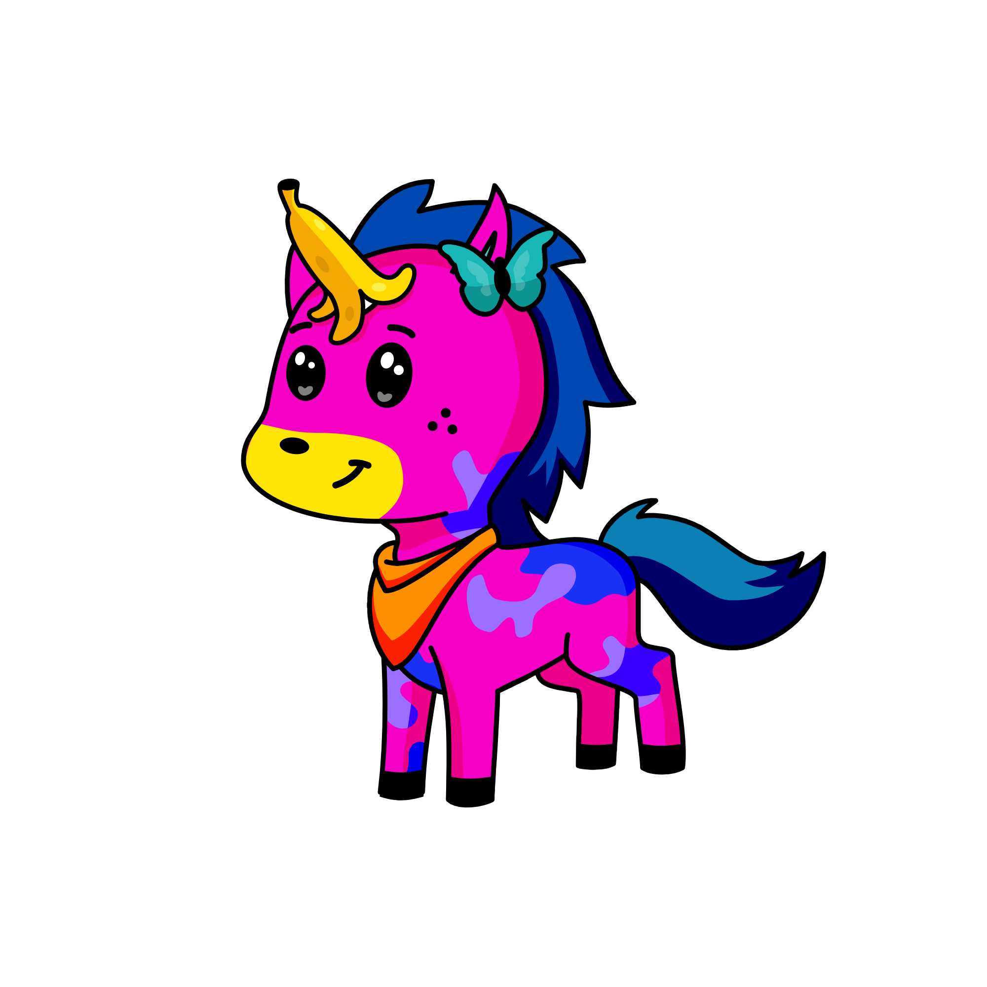 Banana Horn, the unicorn