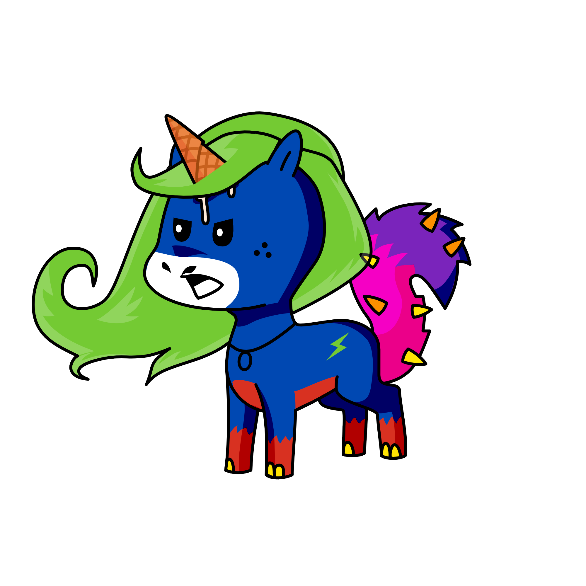 LESLIE , the unicorn
