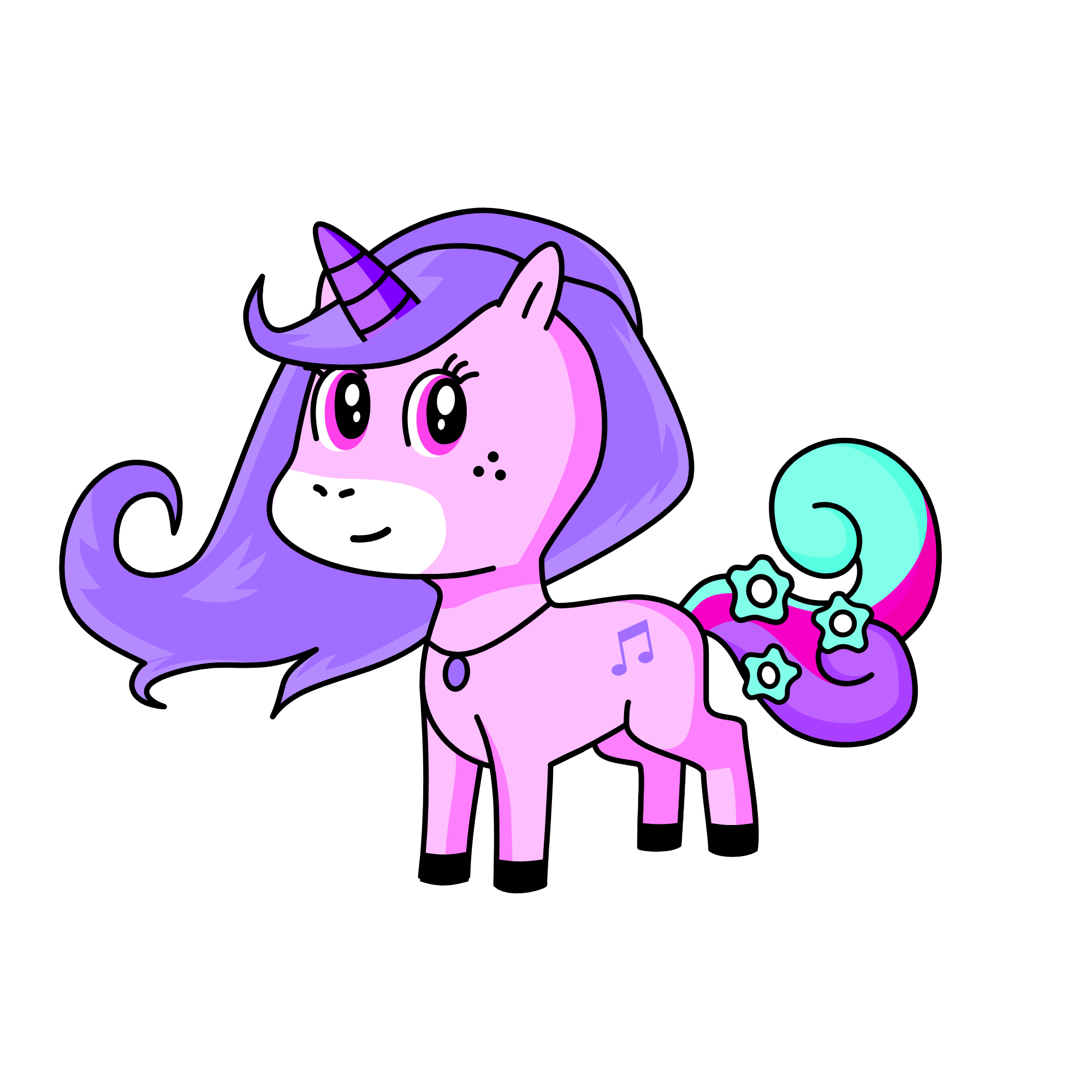 Melanie, the unicorn
