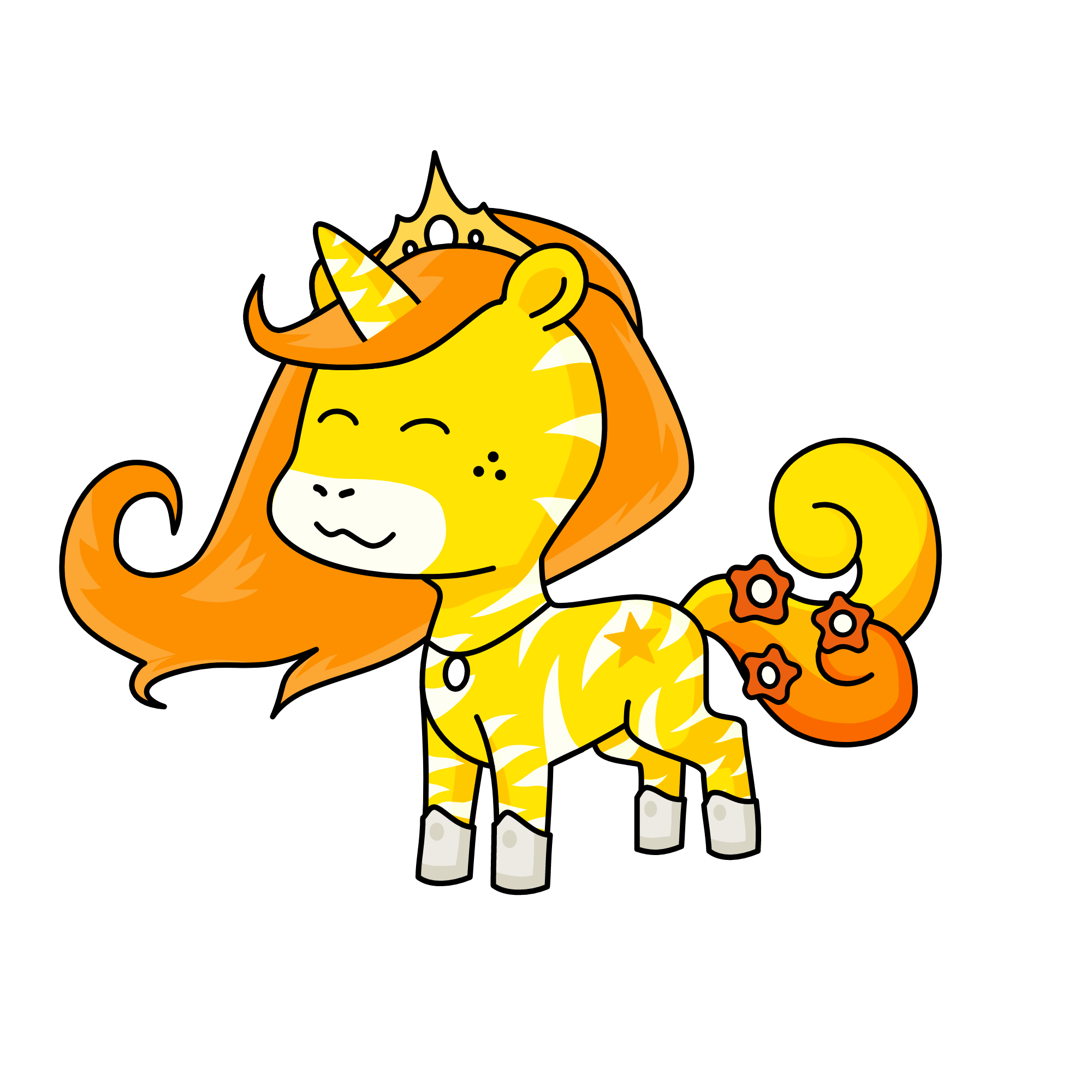 Princess Solaria, the unicorn