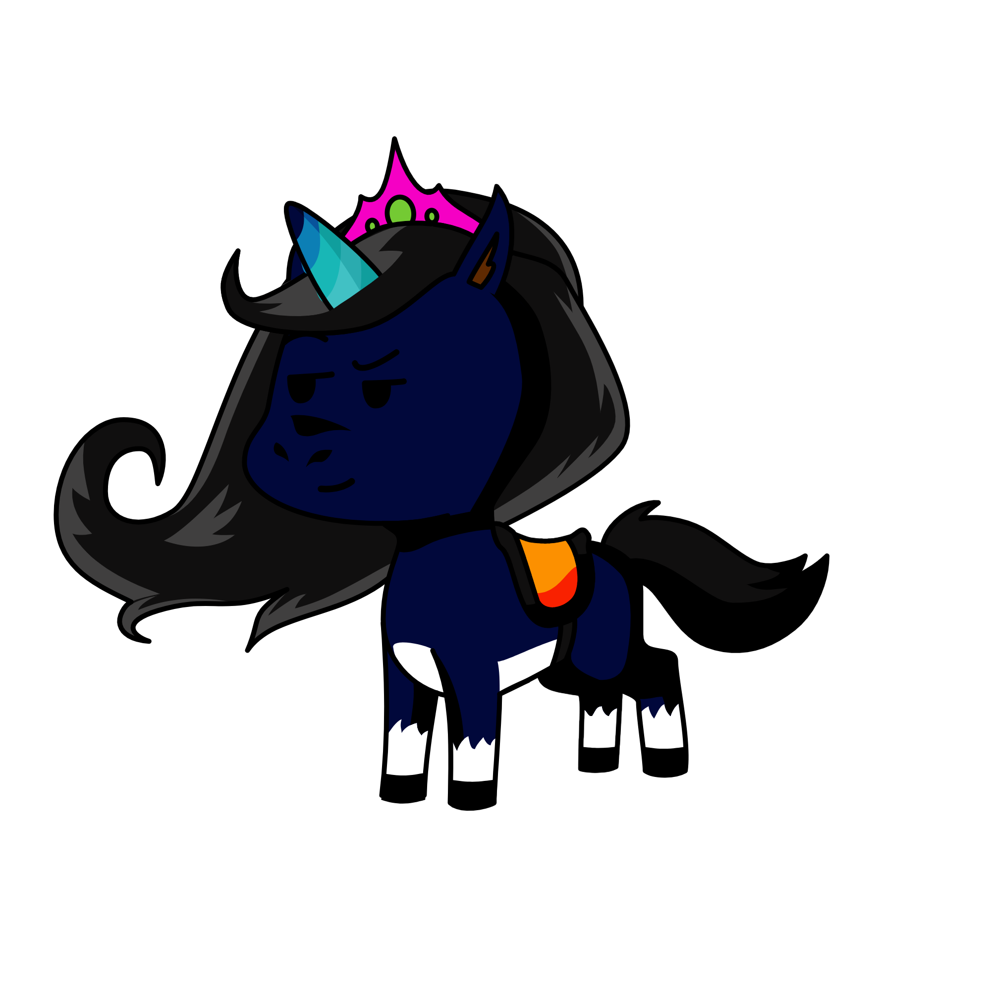 Robin(female), the unicorn