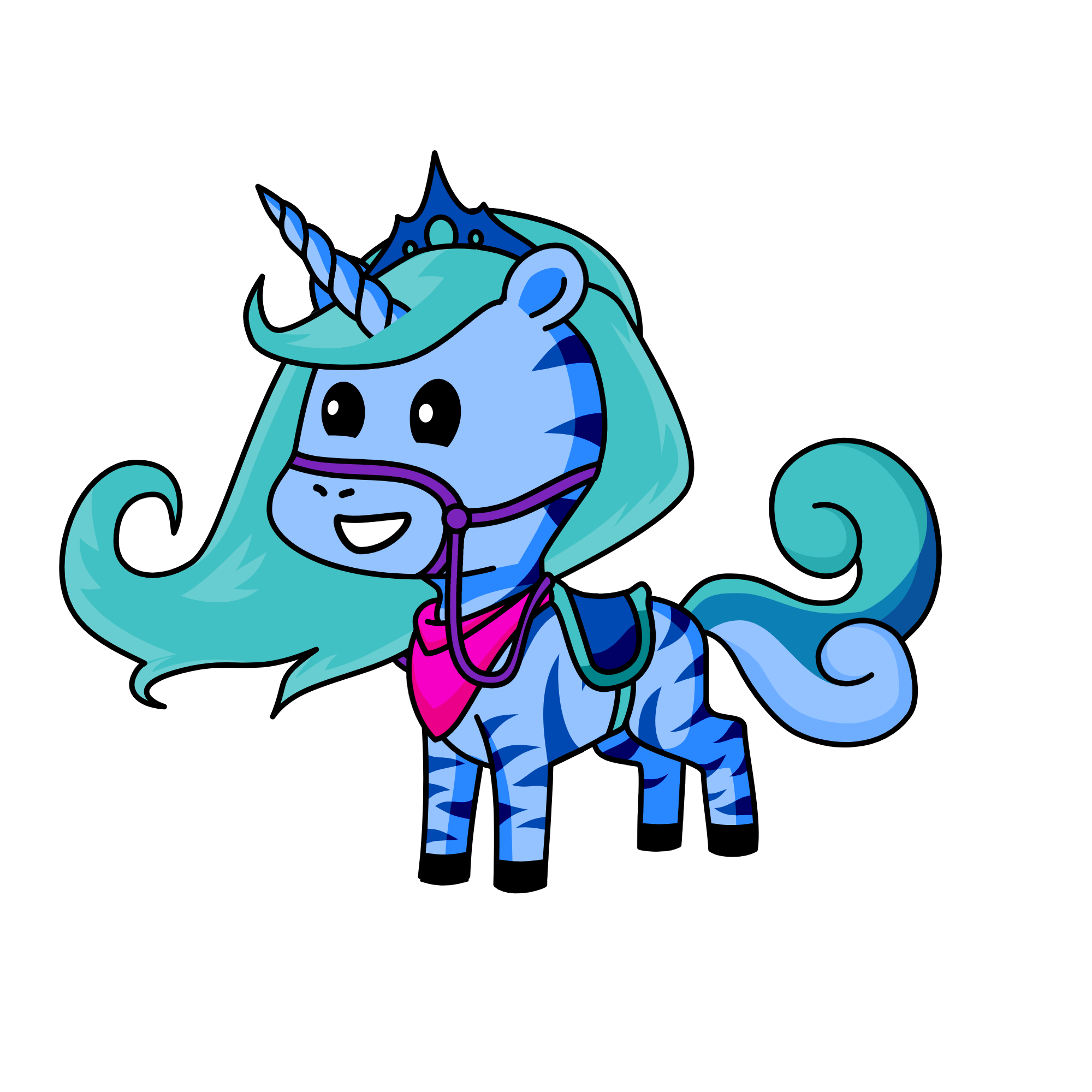 winter pony, the unicorn