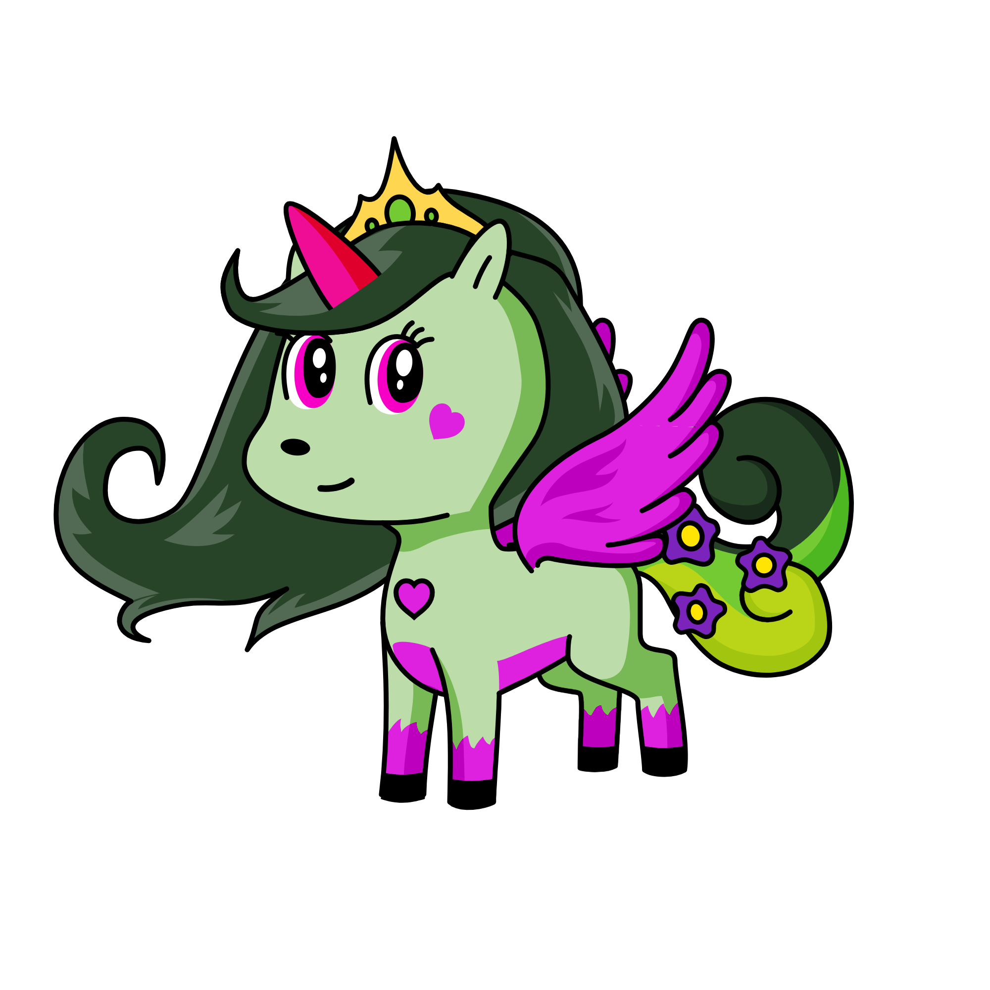 mom-a-corn, the unicorn