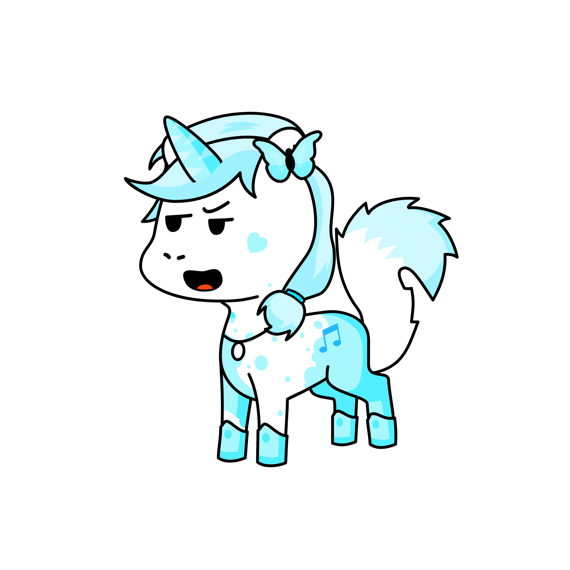 Esdeath, the unicorn