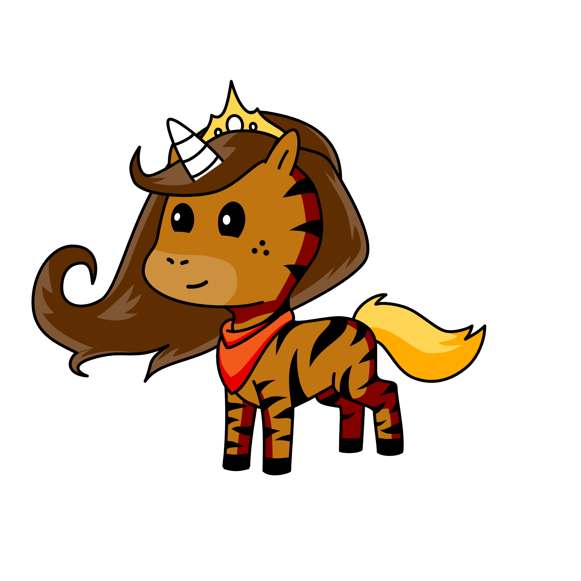 Pompoms, the unicorn