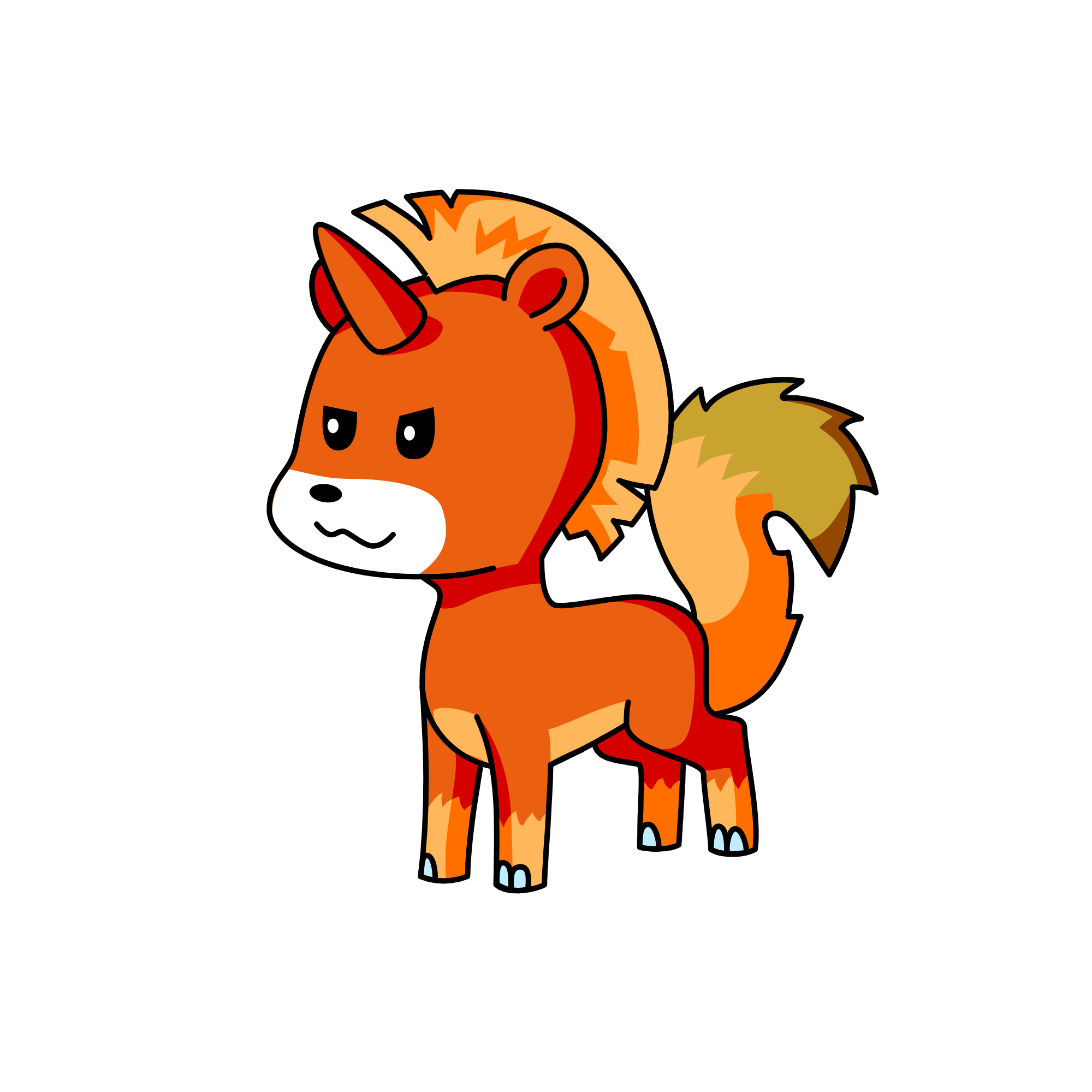 squirel, the unicorn
