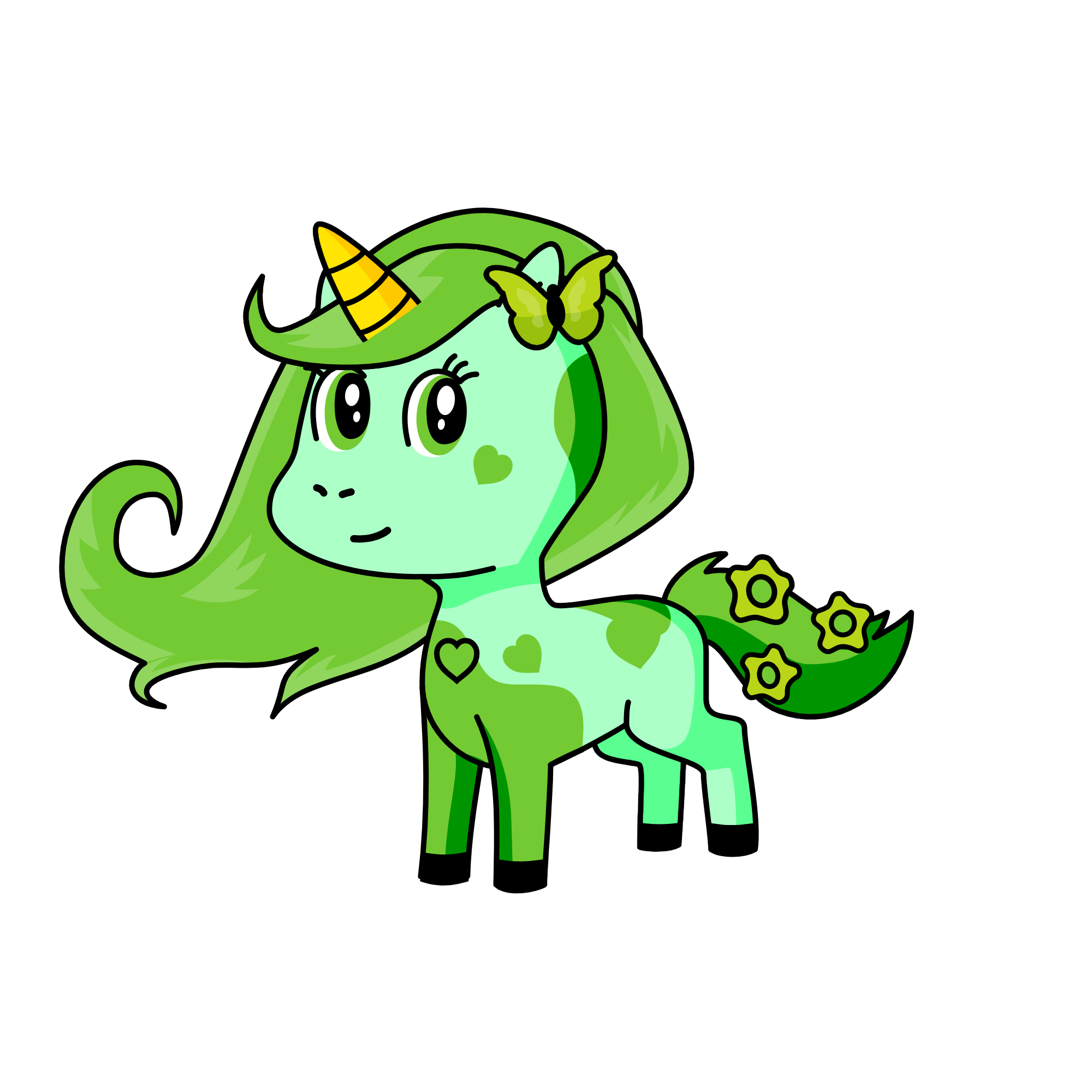 minty, the unicorn