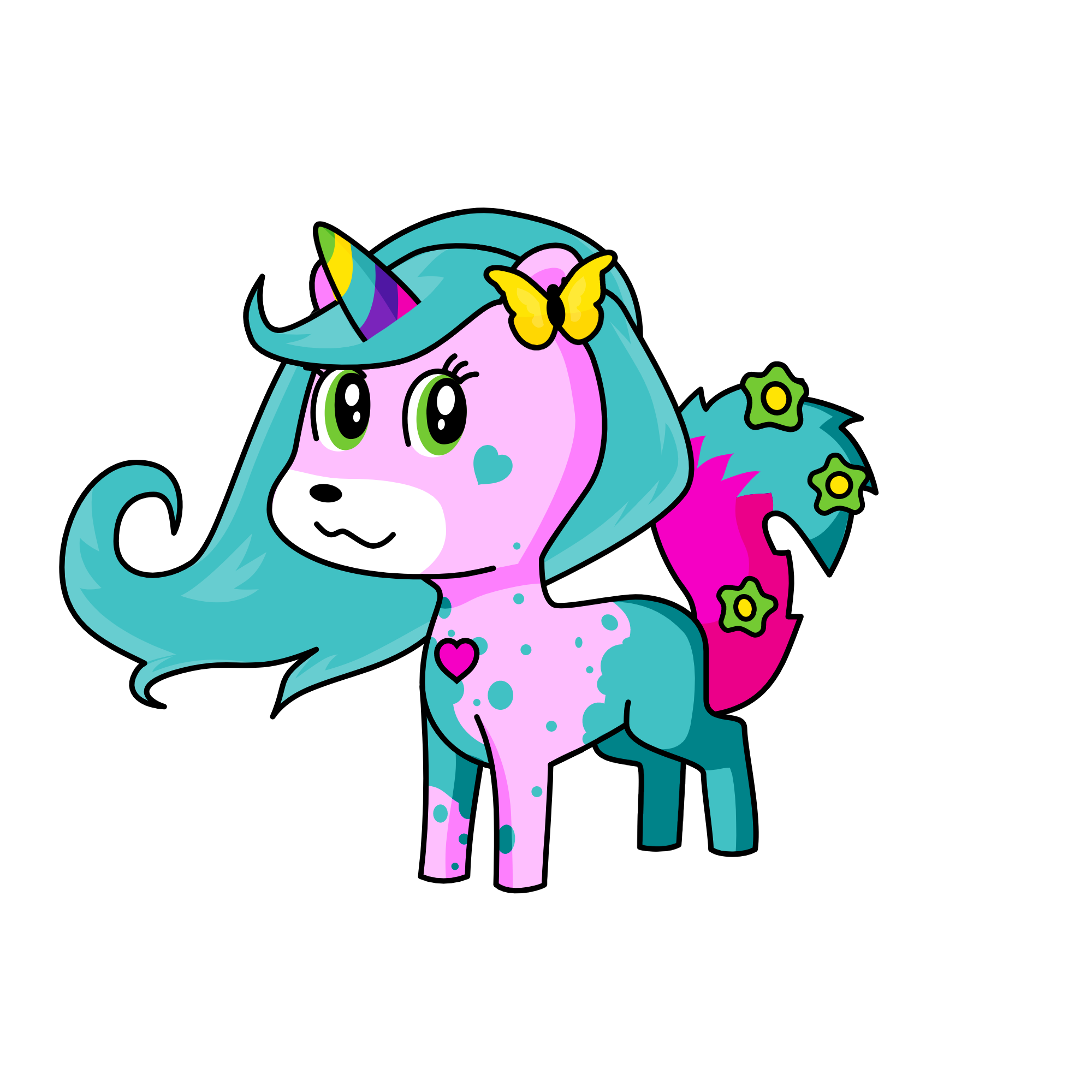 Rosy, the unicorn