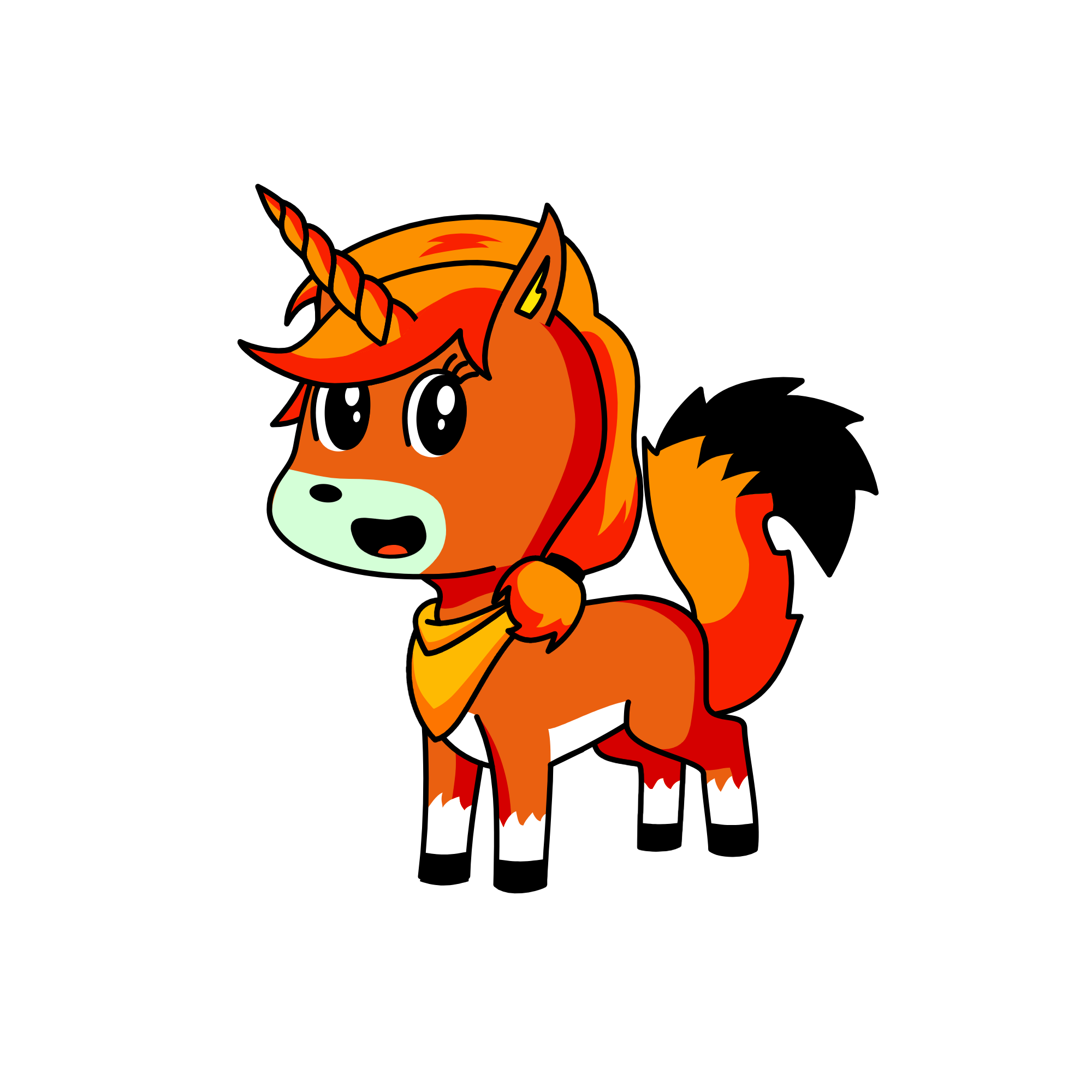 Zooorri, the unicorn